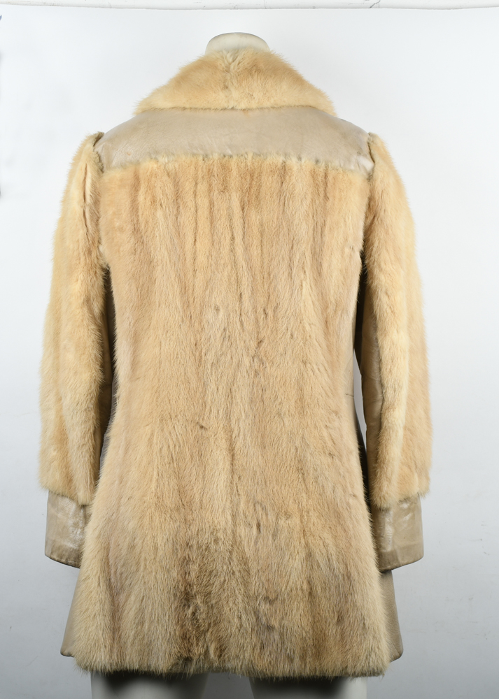 Collection of Vintage Blonde Fur Jackets and a Michael Kors Jacket with Fur Trim