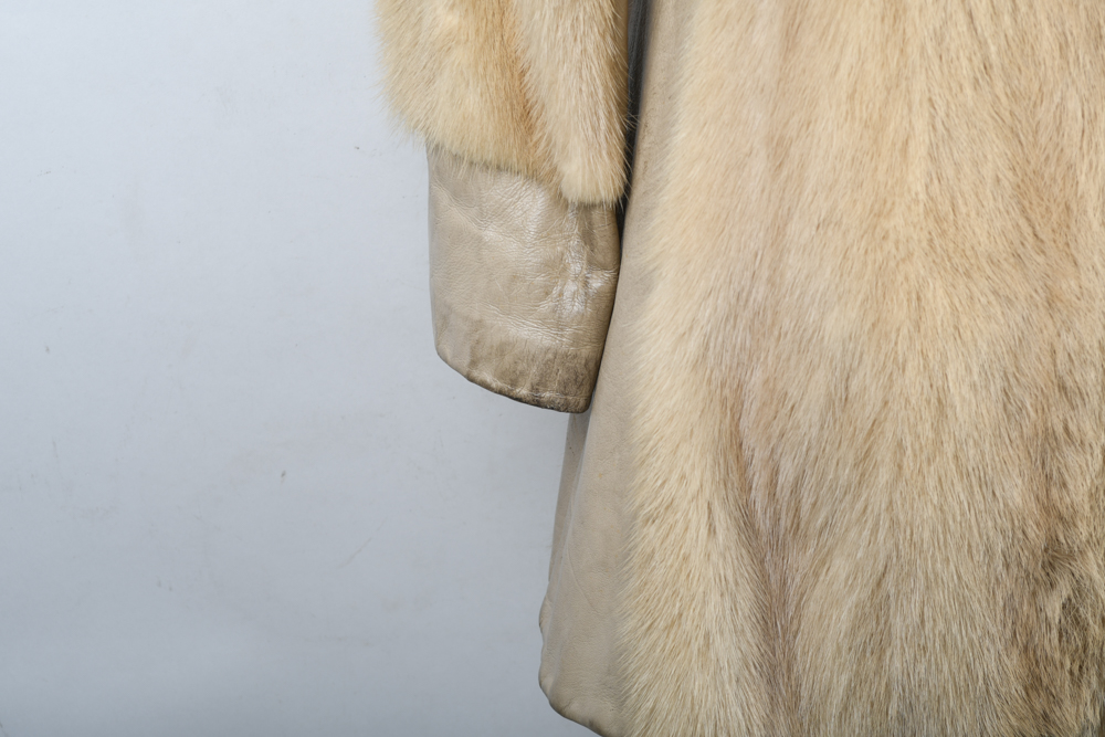 Collection of Vintage Blonde Fur Jackets and a Michael Kors Jacket with Fur Trim