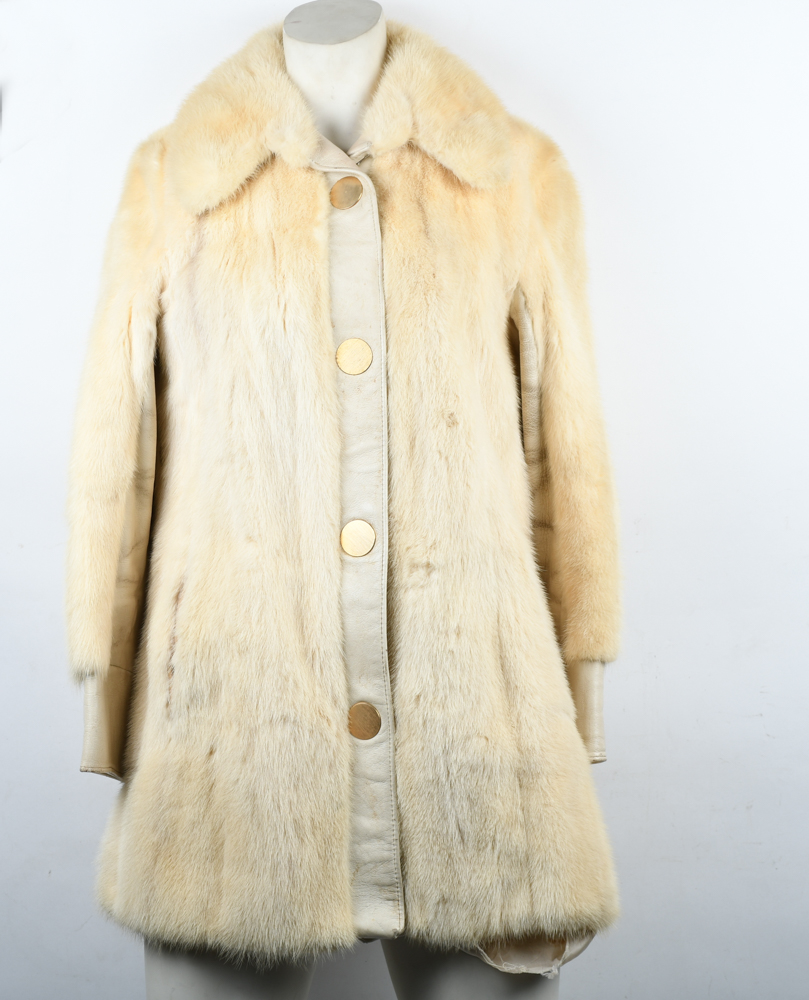 Collection of Vintage Blonde Fur Jackets and a Michael Kors Jacket with Fur Trim