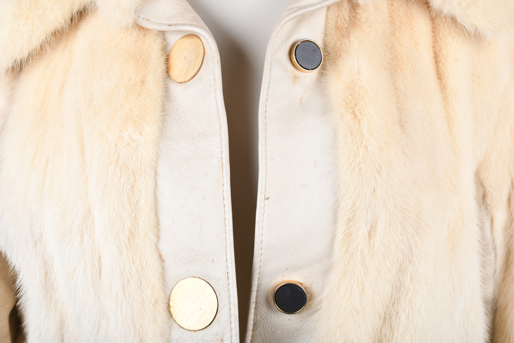 Collection of Vintage Blonde Fur Jackets and a Michael Kors Jacket with Fur Trim