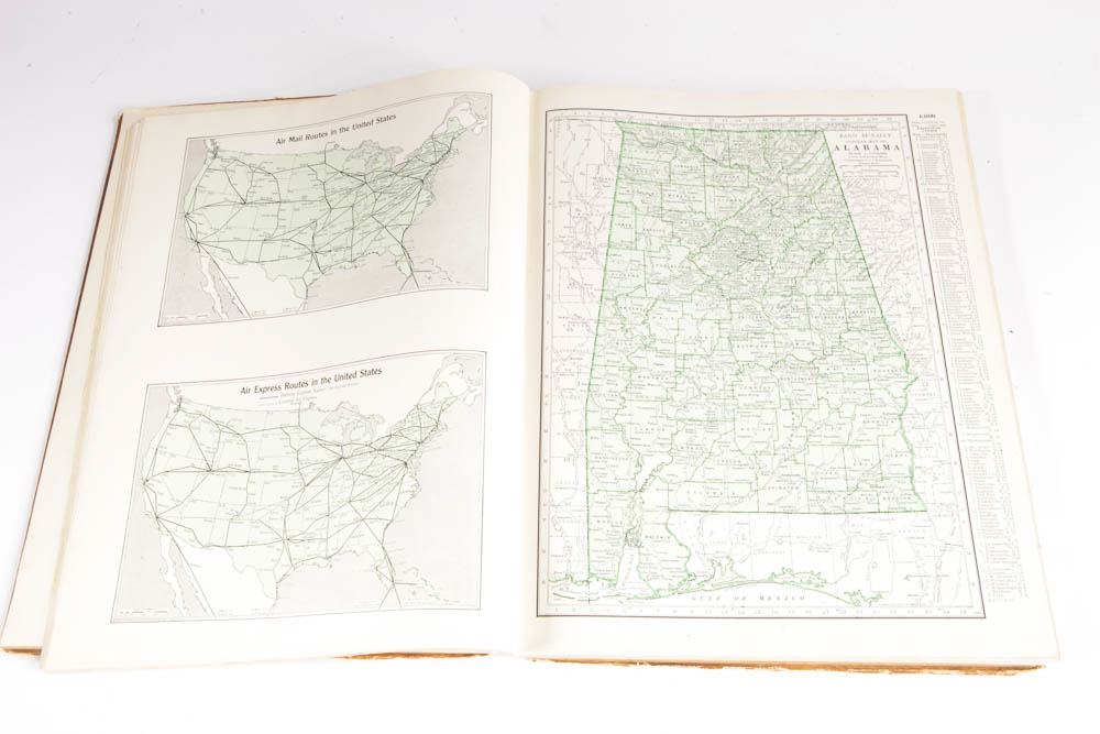 1937 Rand McNally World Atlas
