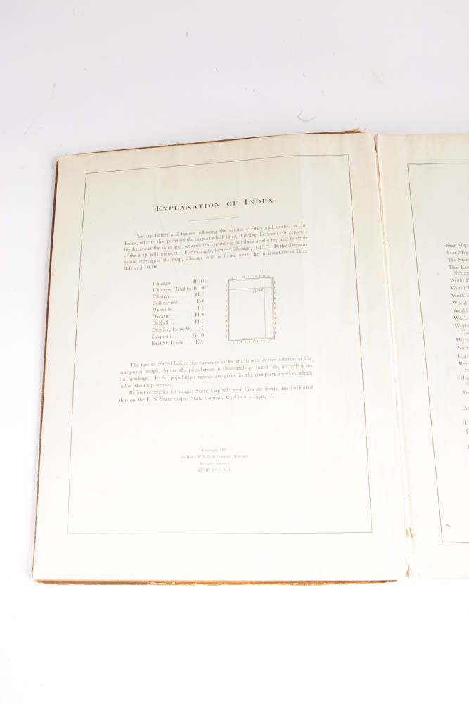 1937 Rand McNally World Atlas