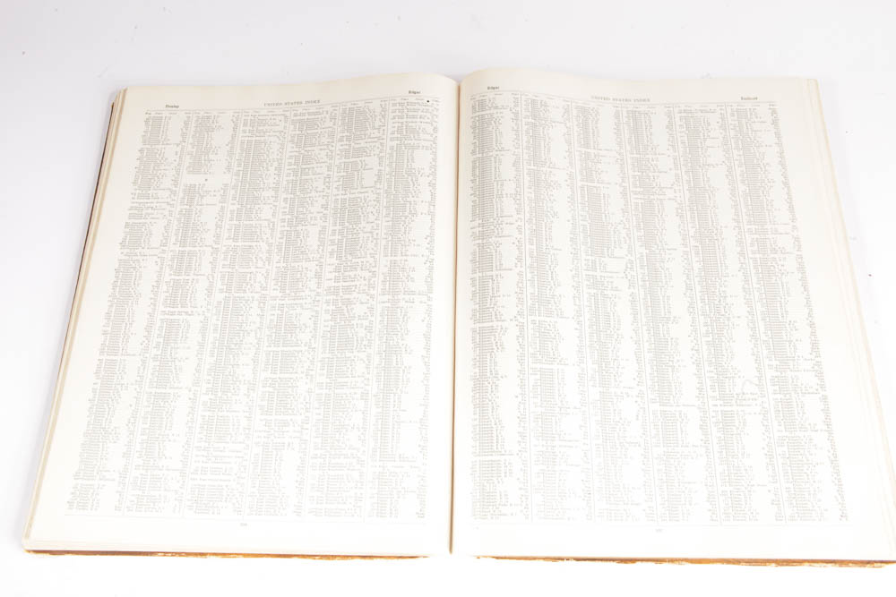 1937 Rand McNally World Atlas