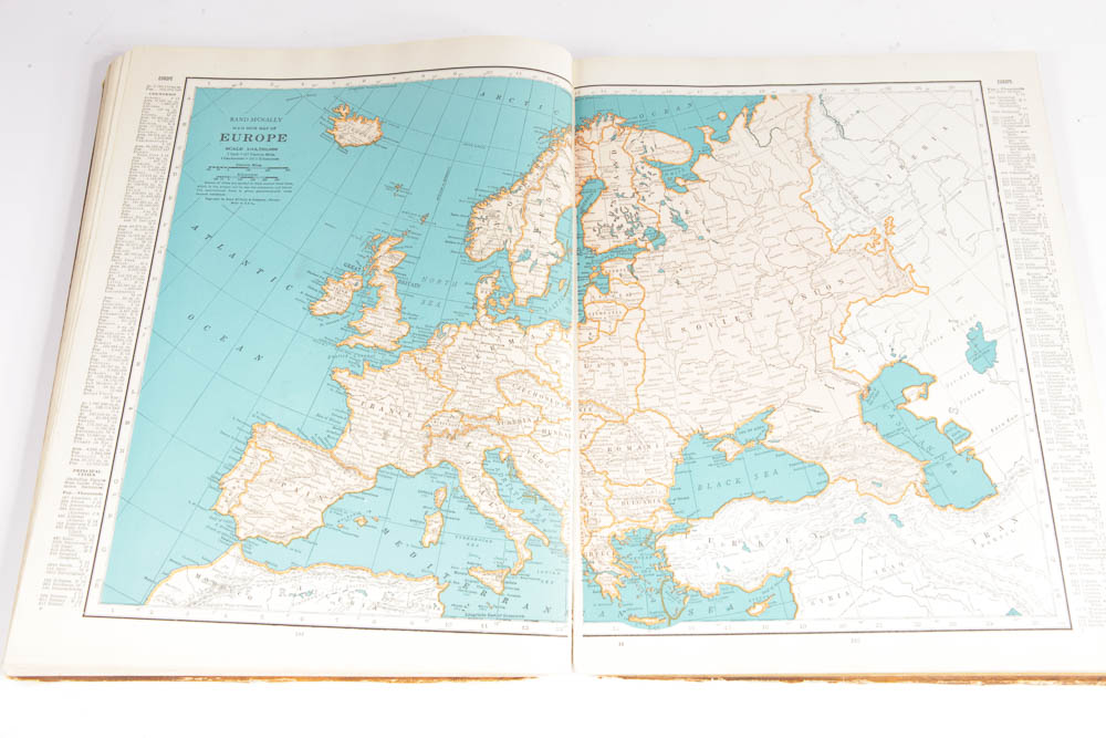 1937 Rand McNally World Atlas
