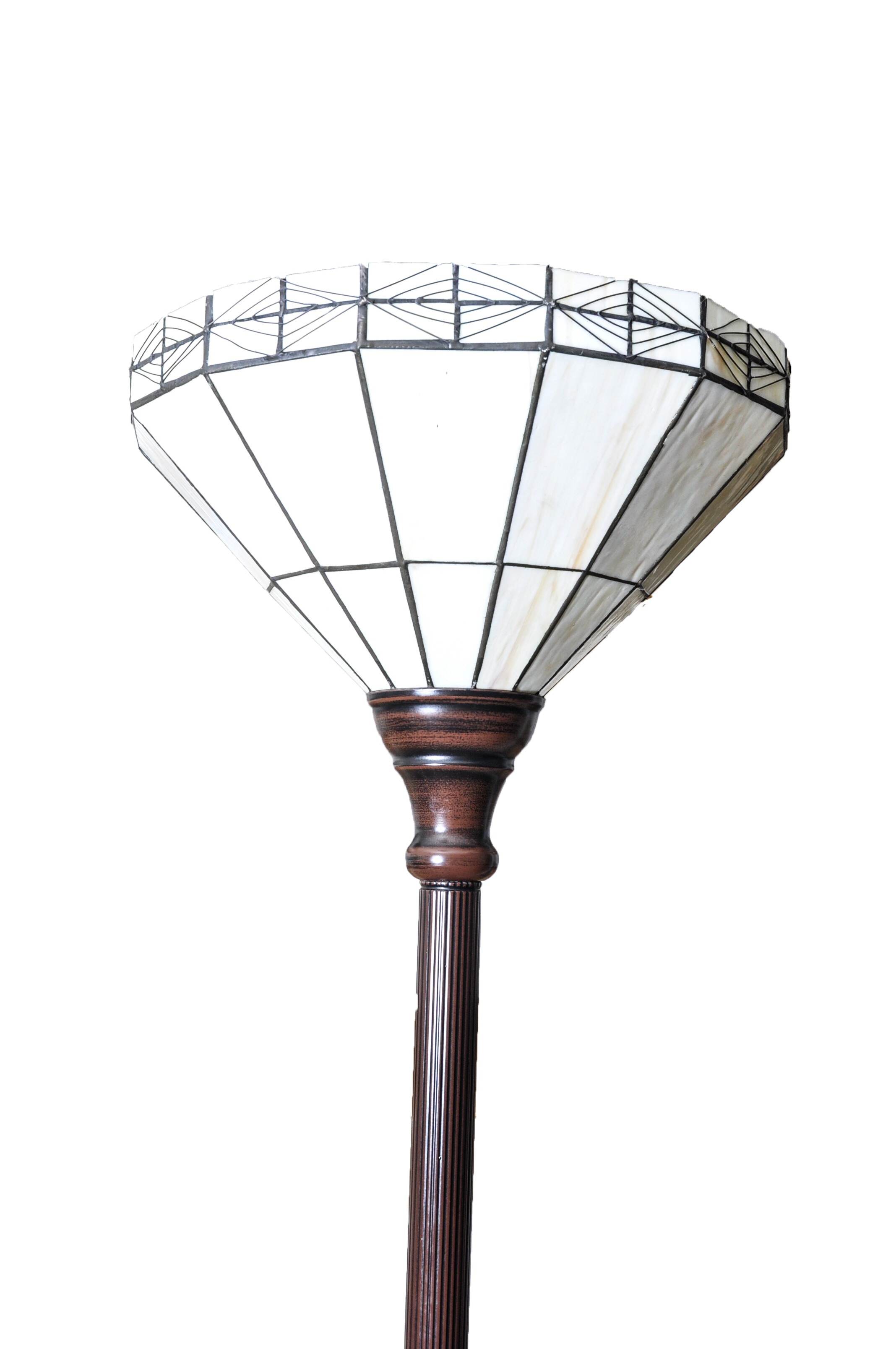 Slag Glass Floor Lamp