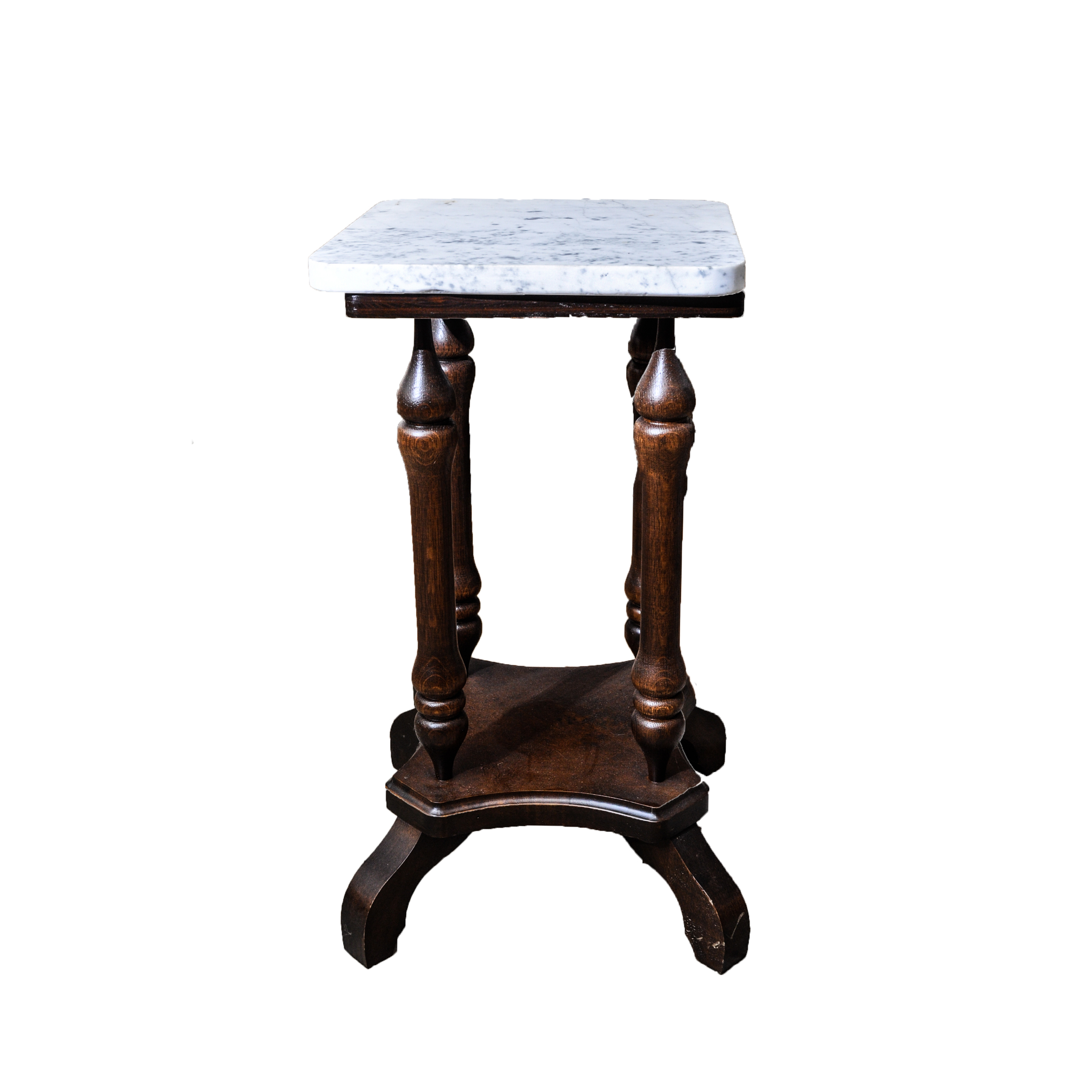 Marble Top Plant Stand