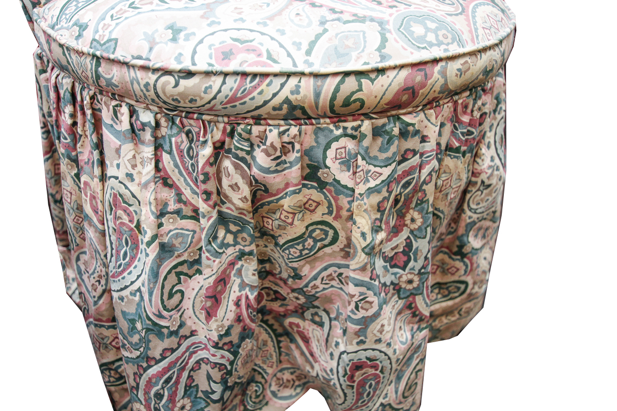 Vintage Paisley Print Chairs