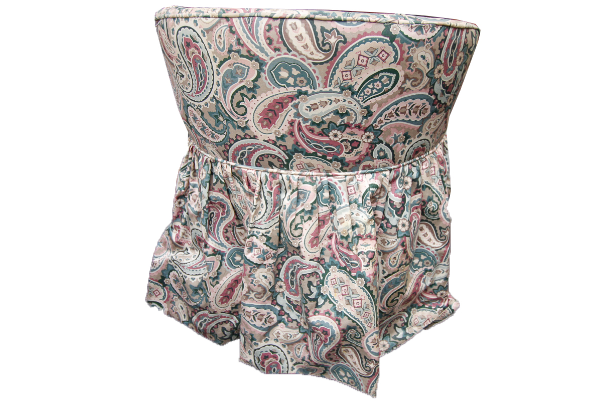 Vintage Paisley Print Chairs