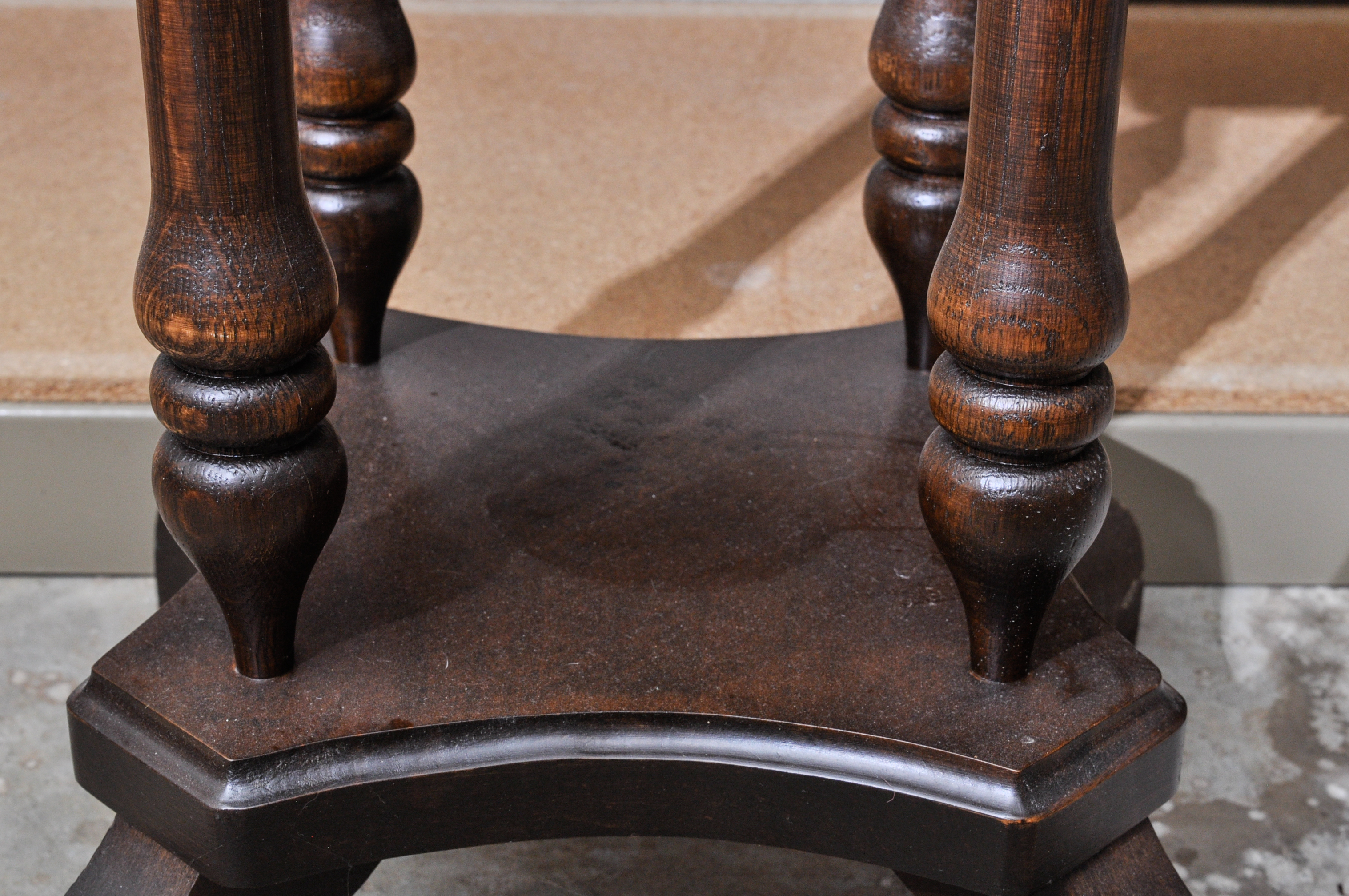 Marble Top Plant Stand