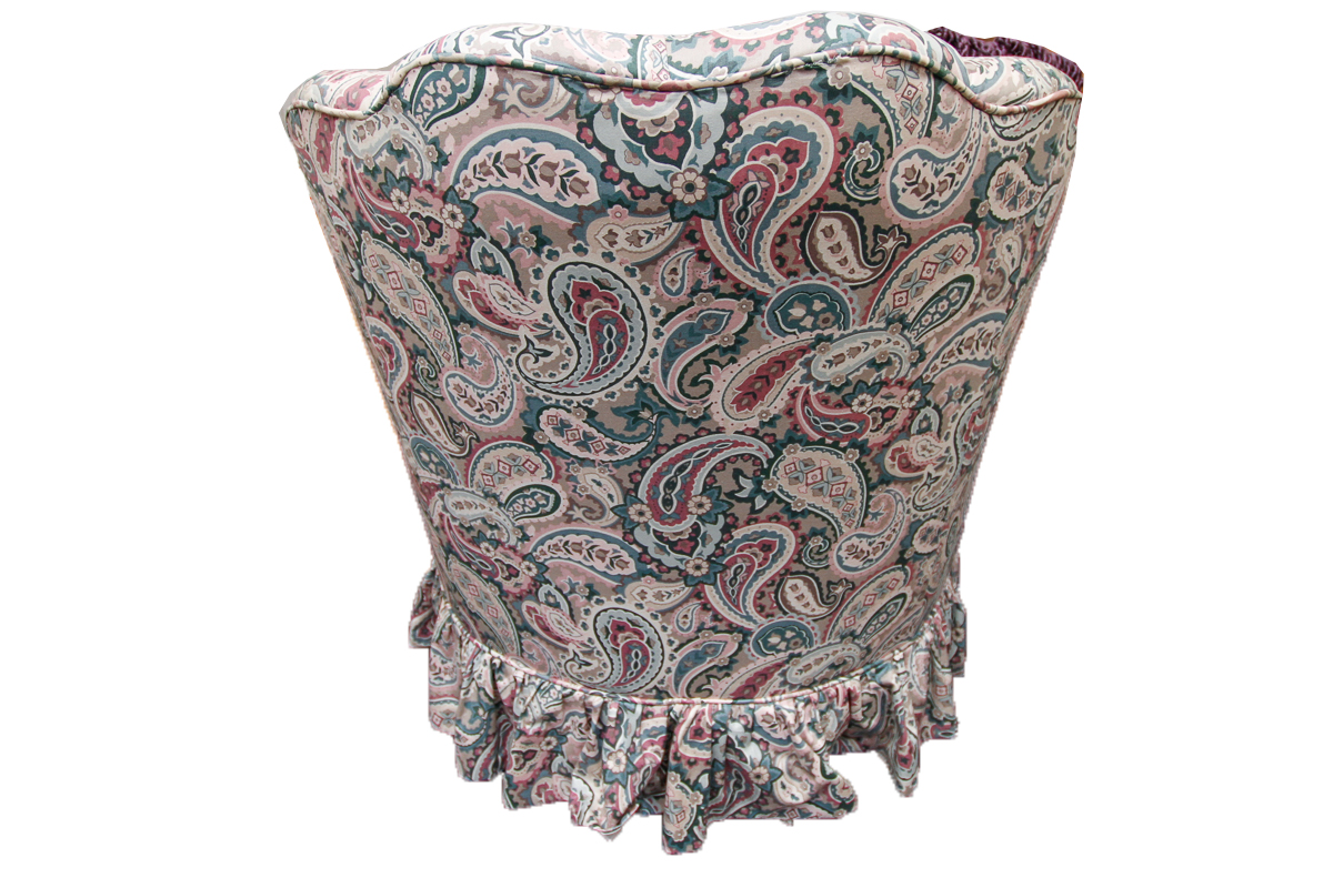 Vintage Paisley Print Chairs