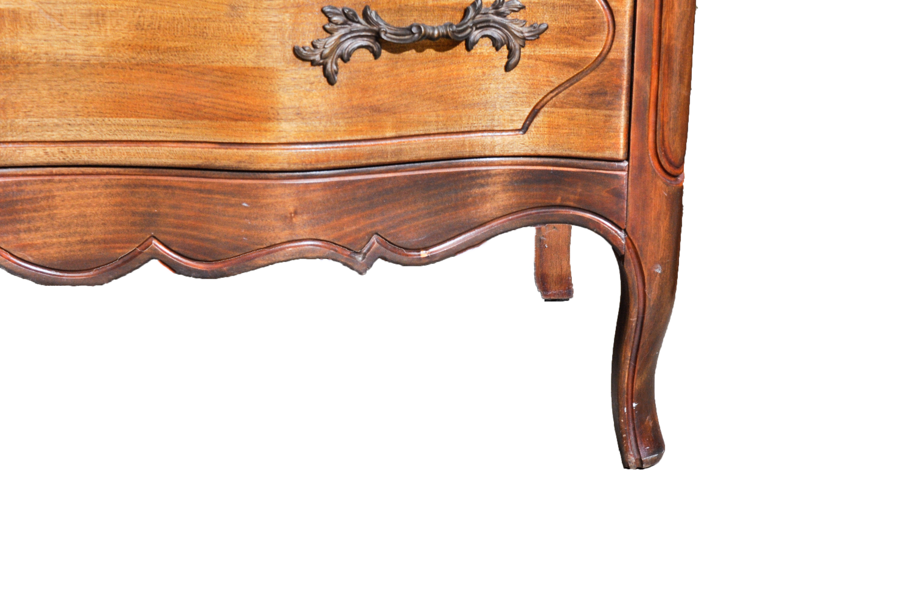 French Provincial Oak Butler Chest of Drawers by Tomlinson