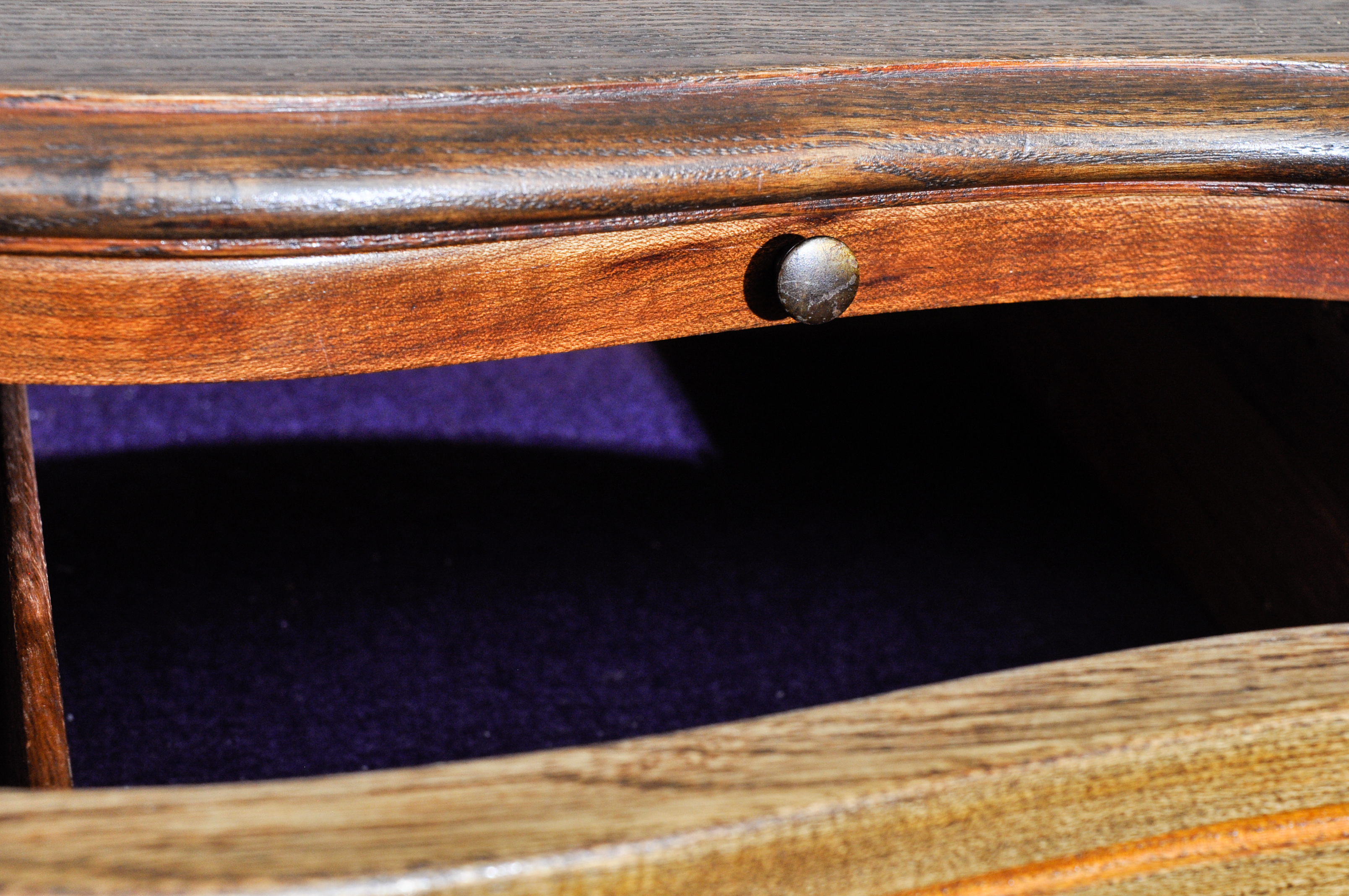 French Provincial Oak Butler Chest of Drawers by Tomlinson