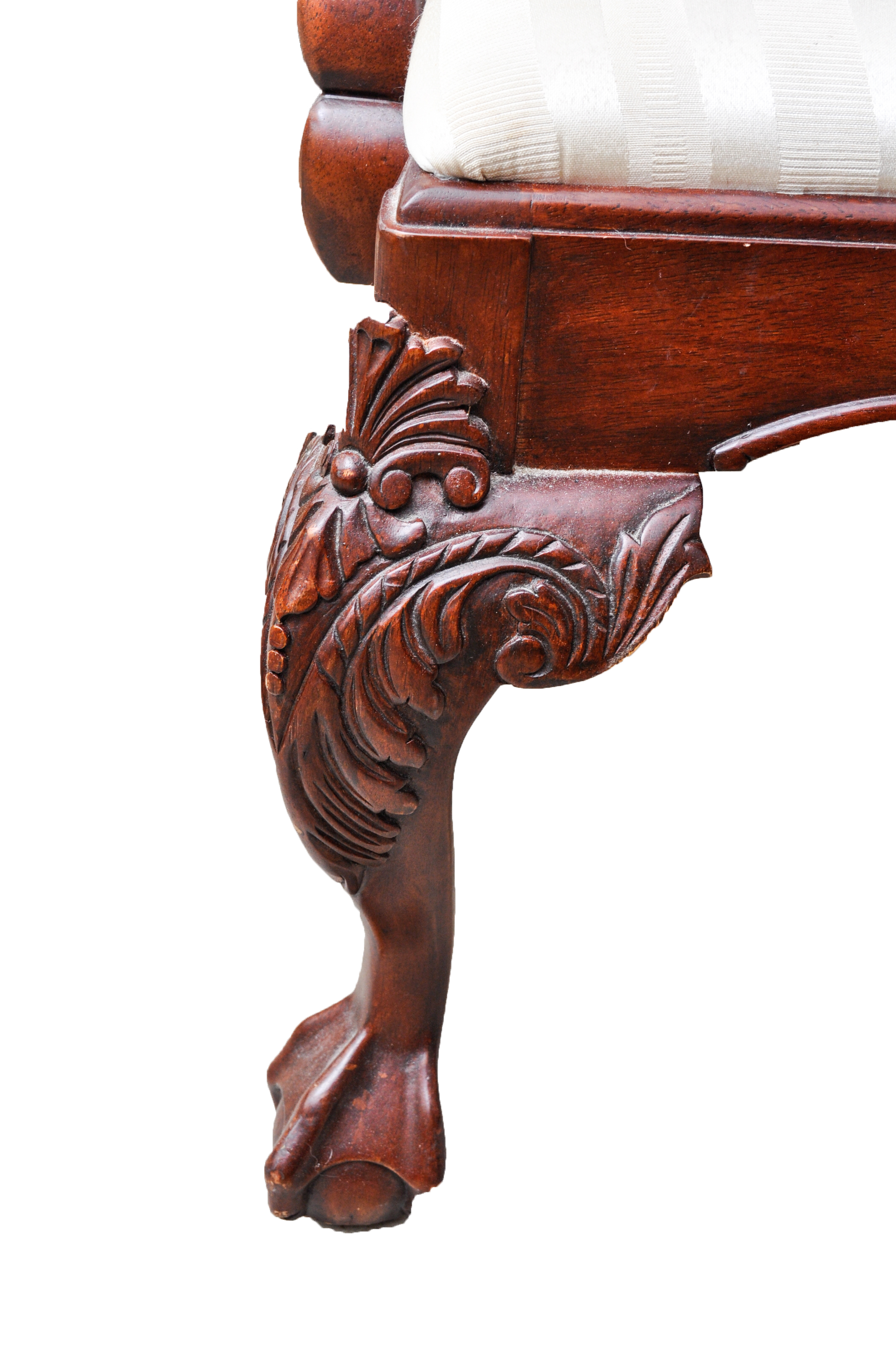 Vintage Chippendale Style Arm Chair