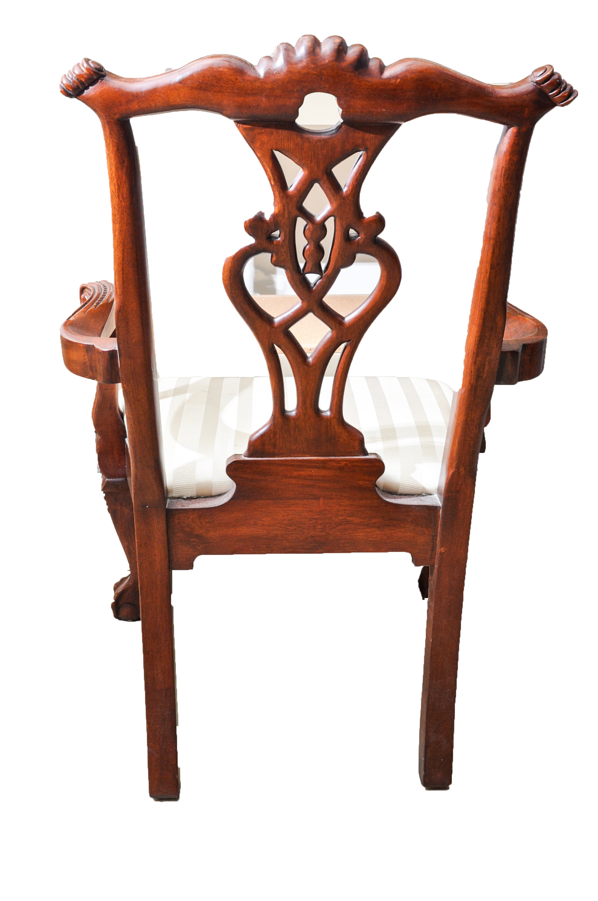 Vintage Chippendale Style Arm Chair