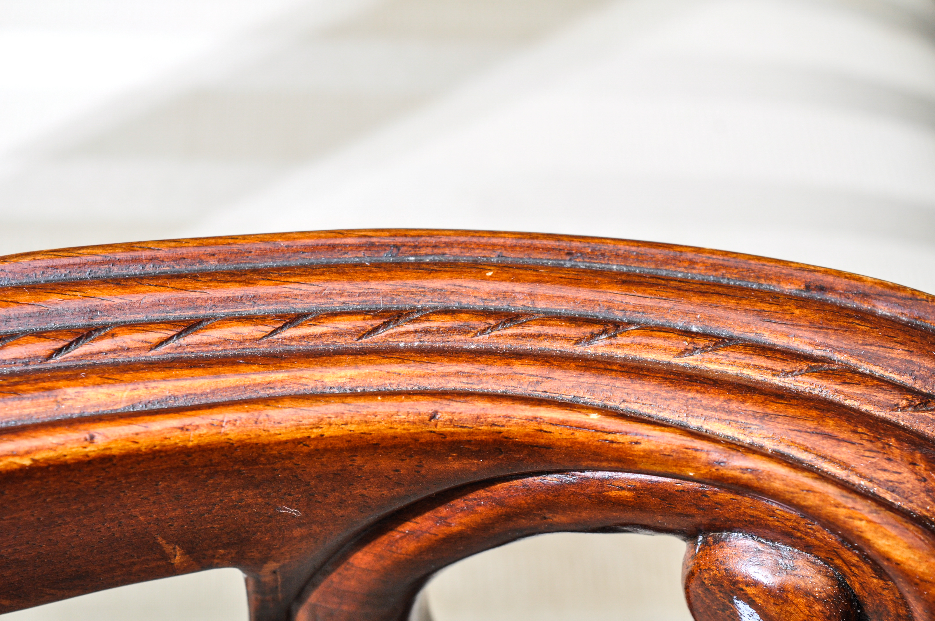 Vintage Chippendale Style Arm Chair