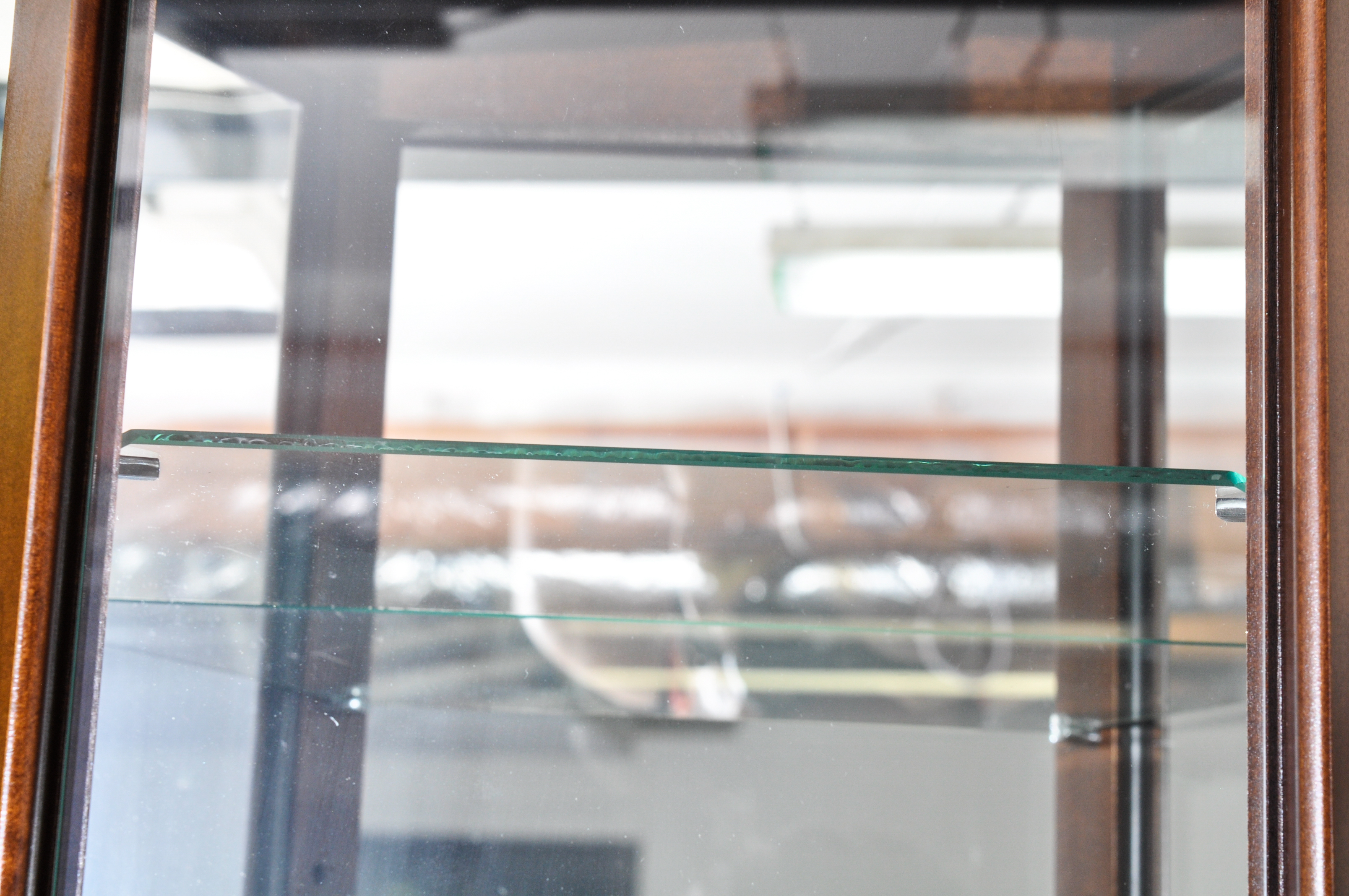 Vintage Cherry Display Cabinet