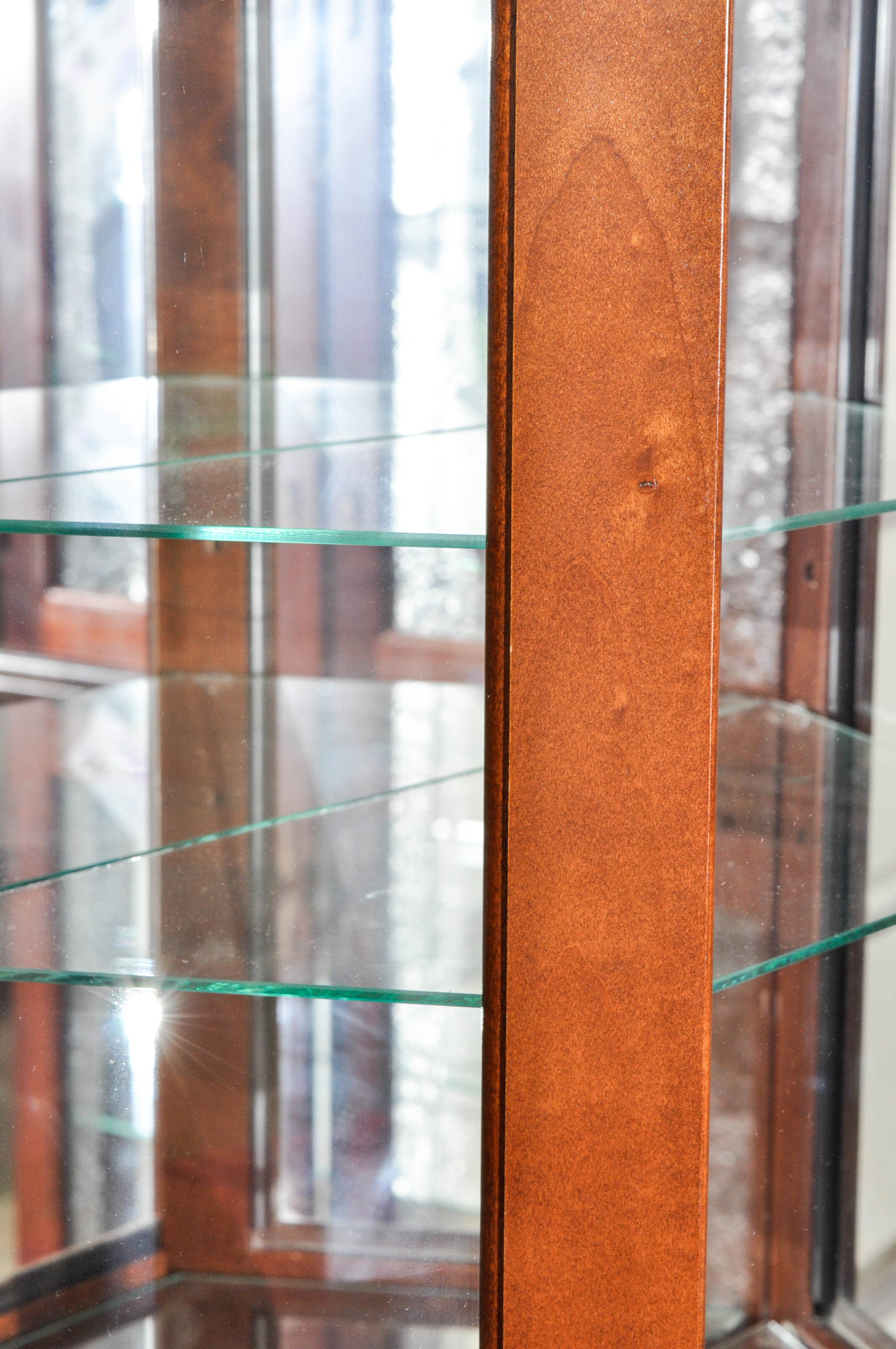 Vintage Cherry Display Cabinet