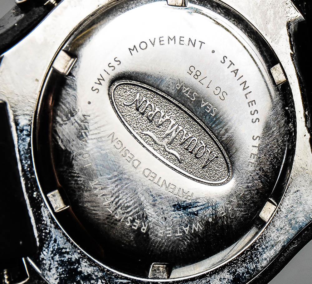 Aquamarin Sea Star Watch with 1.90 CTW Brown Diamond Bezel