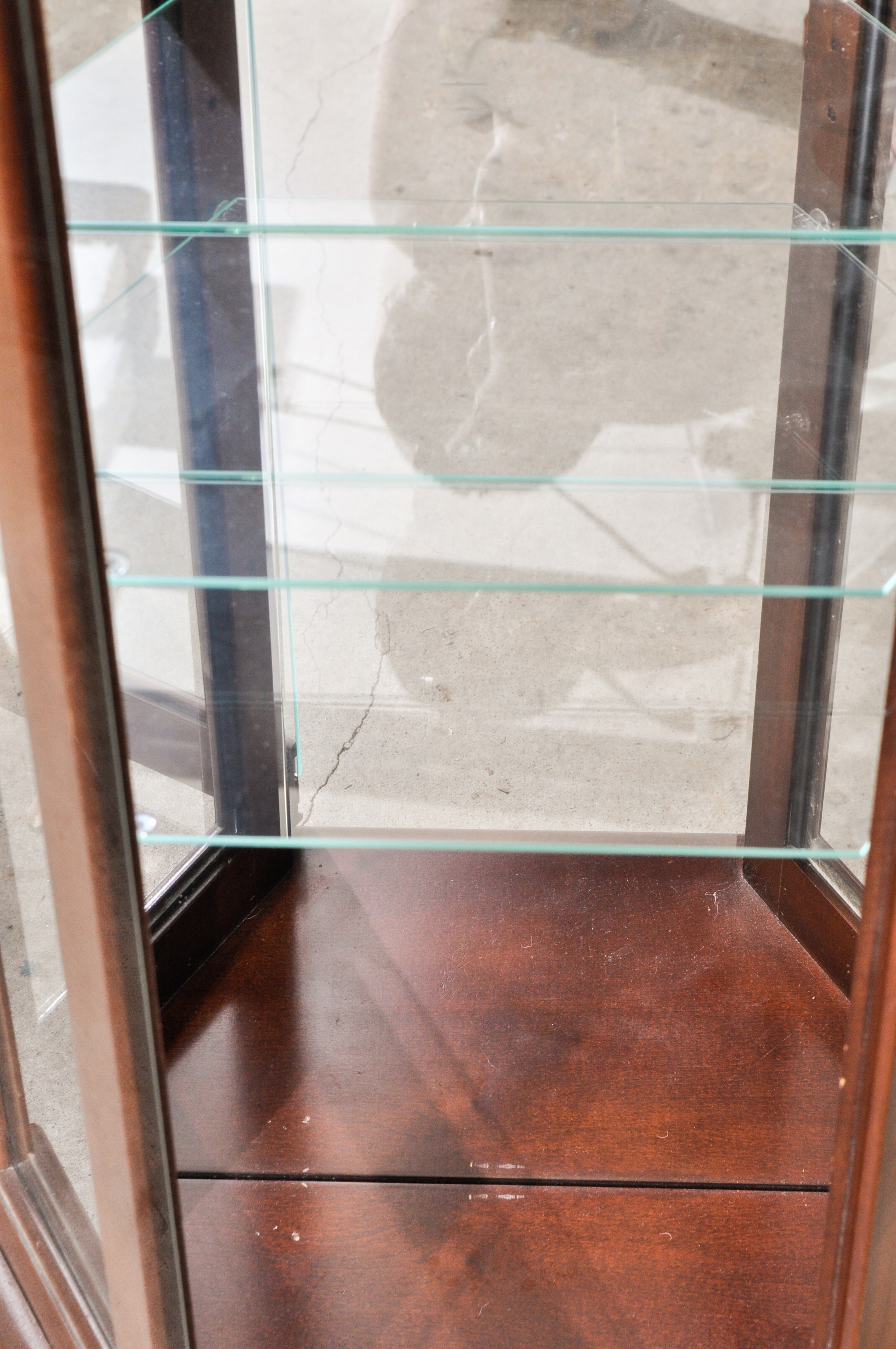 Vintage Cherry Display Cabinet
