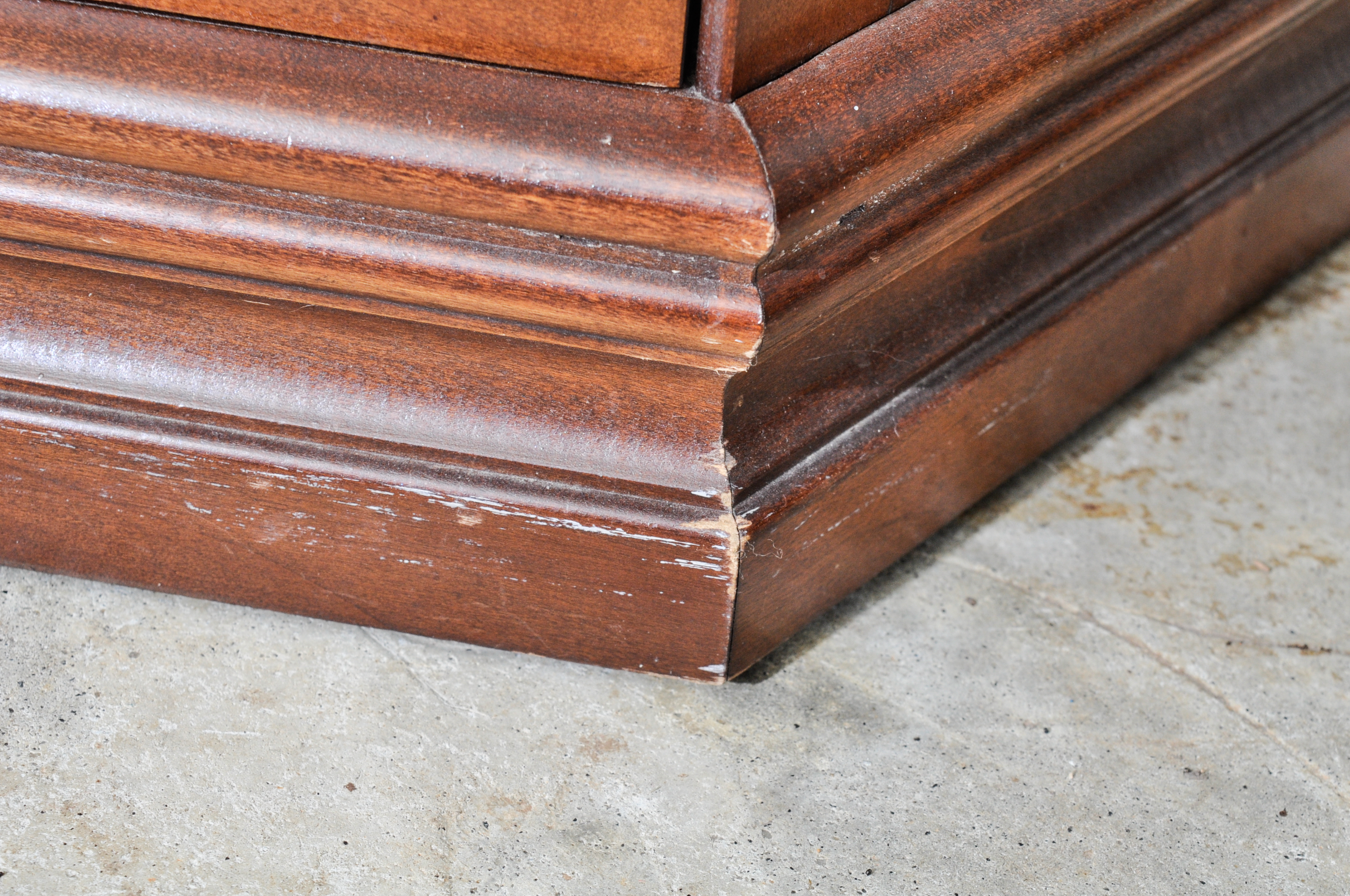 Vintage Cherry Display Cabinet