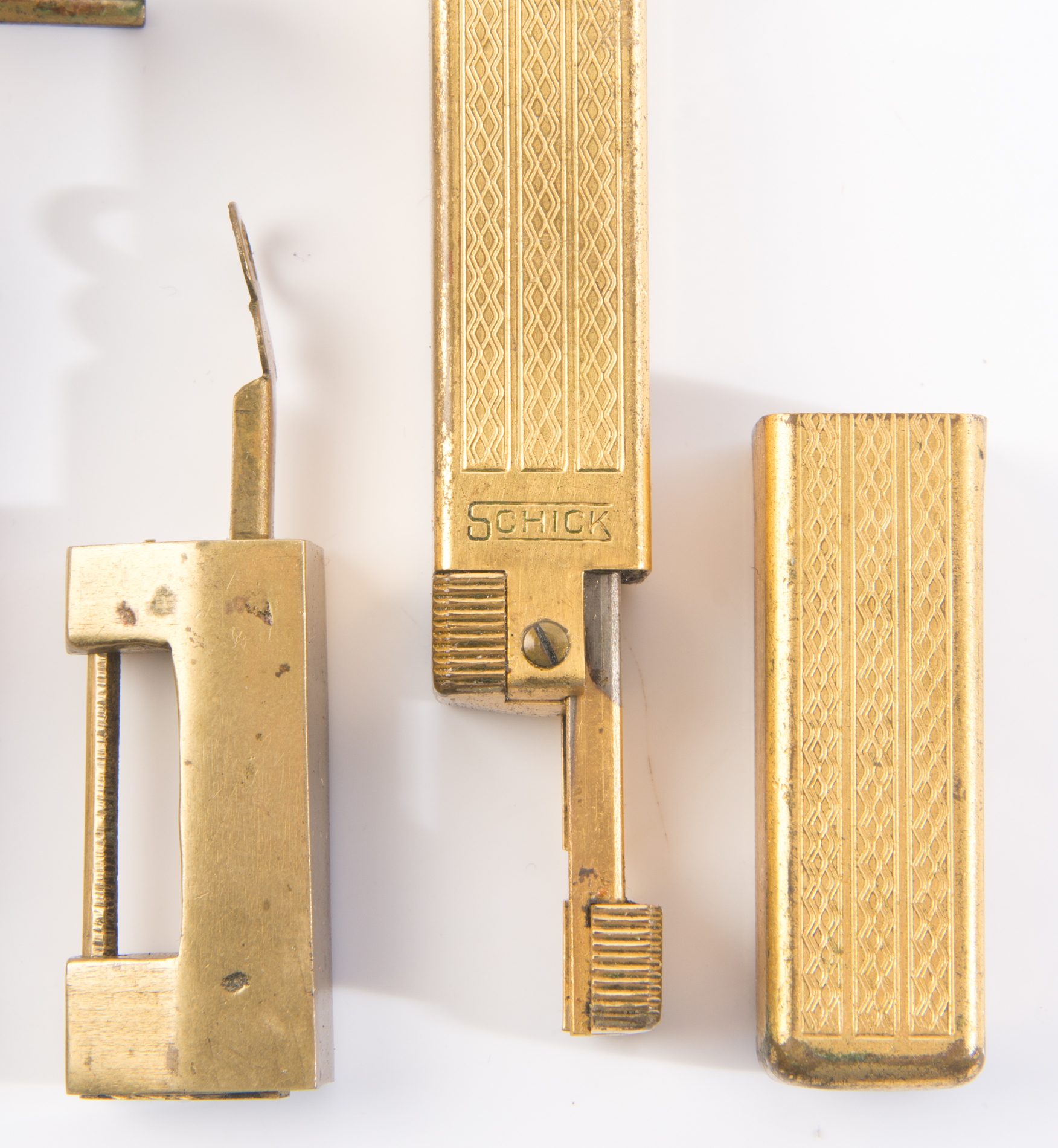 Vintage Brass Razors
