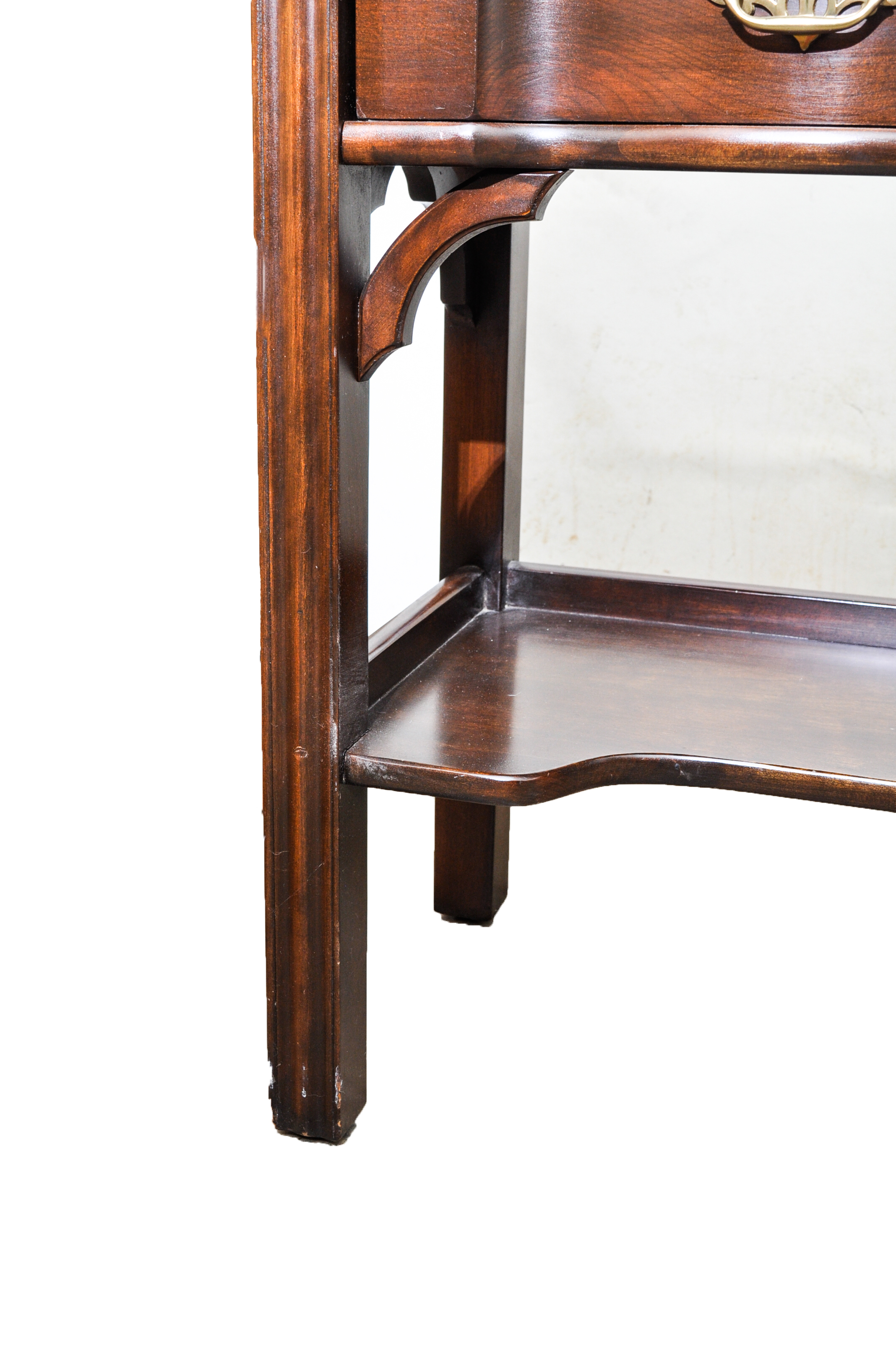 Block Front Sofa Table with Drawers by Harden