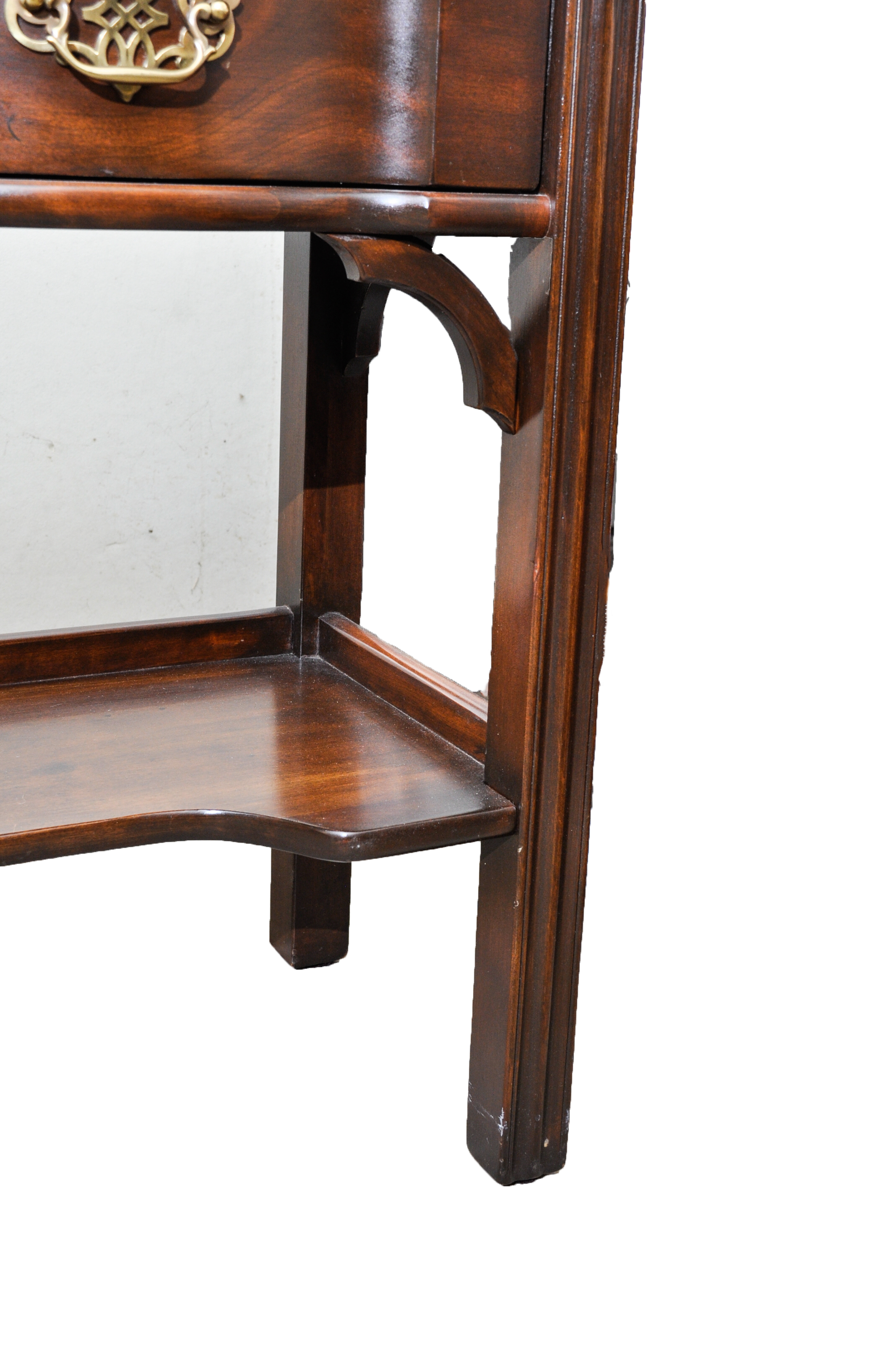 Block Front Sofa Table with Drawers by Harden