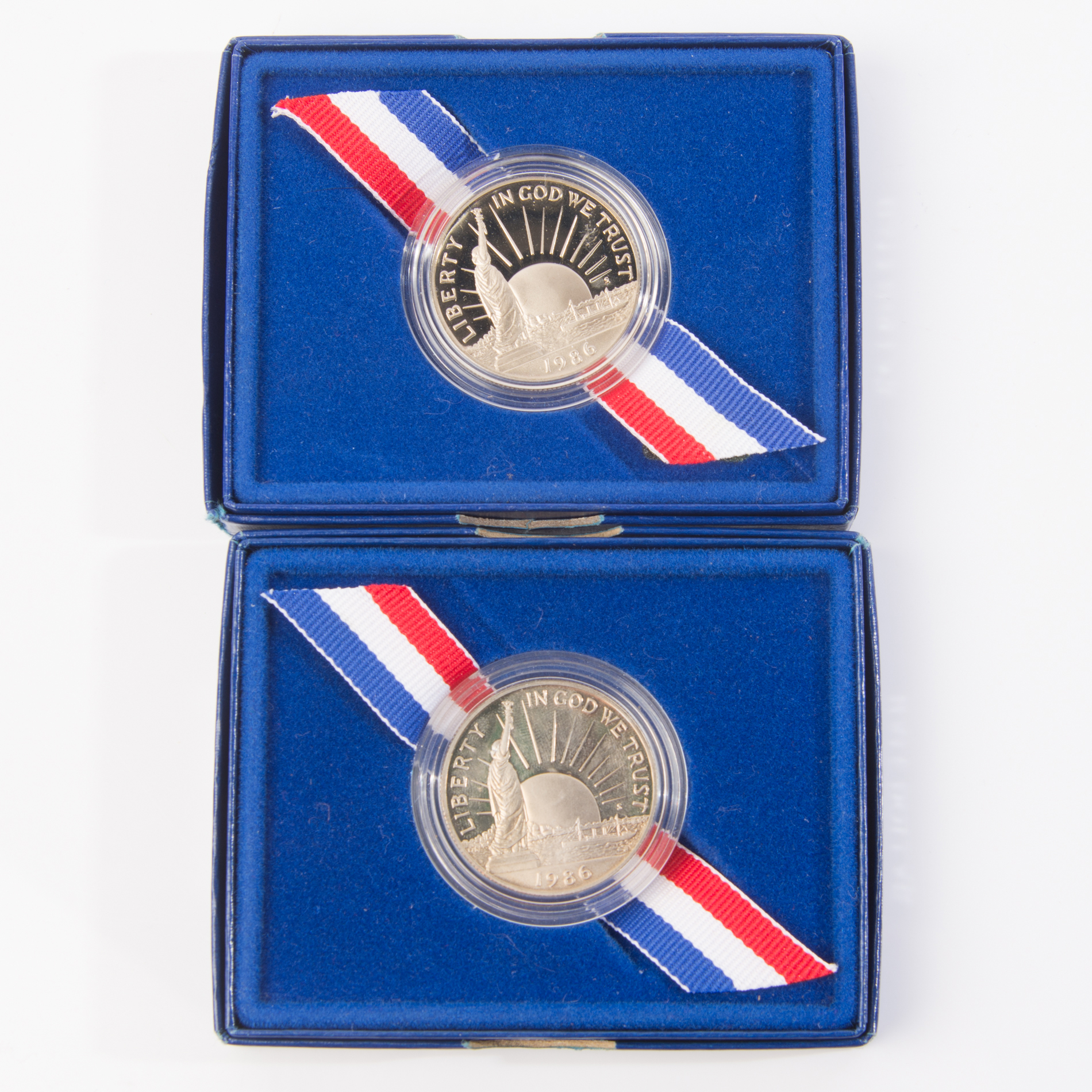 1986 Statue of Liberty Commemorative Half Dollar Proof Coins