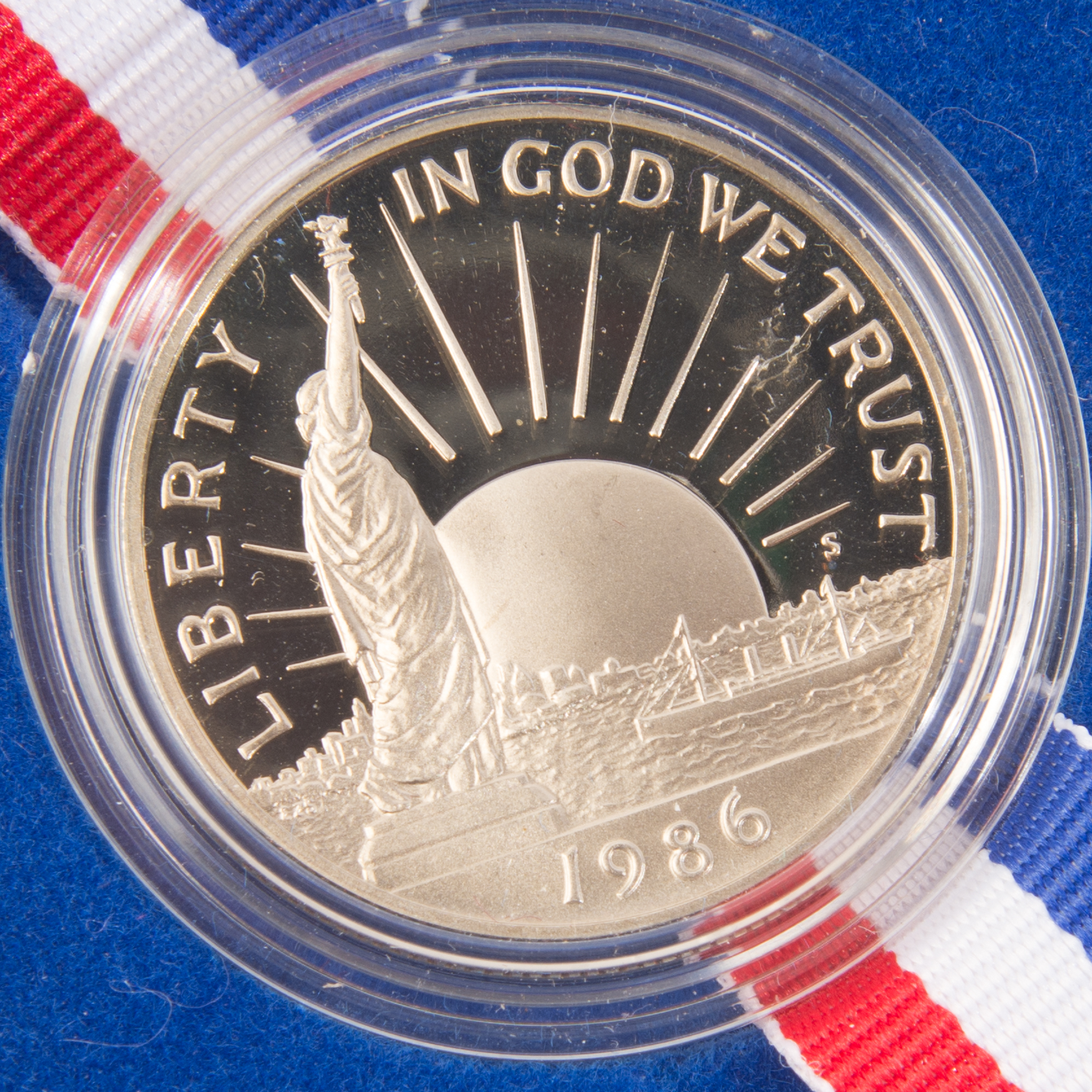 1986 Statue of Liberty Commemorative Half Dollar Proof Coins