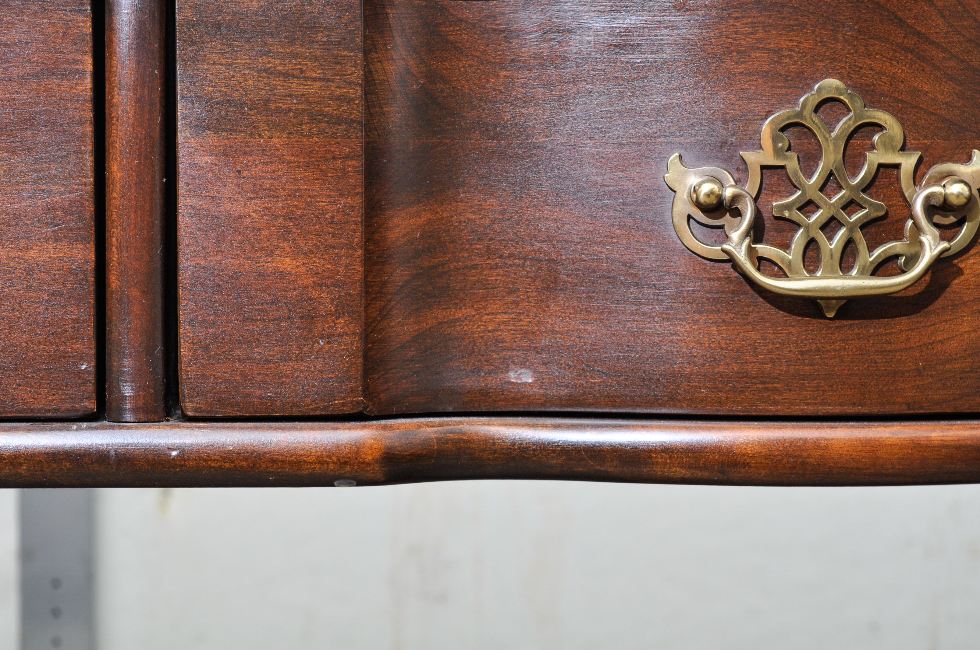 Block Front Sofa Table with Drawers by Harden