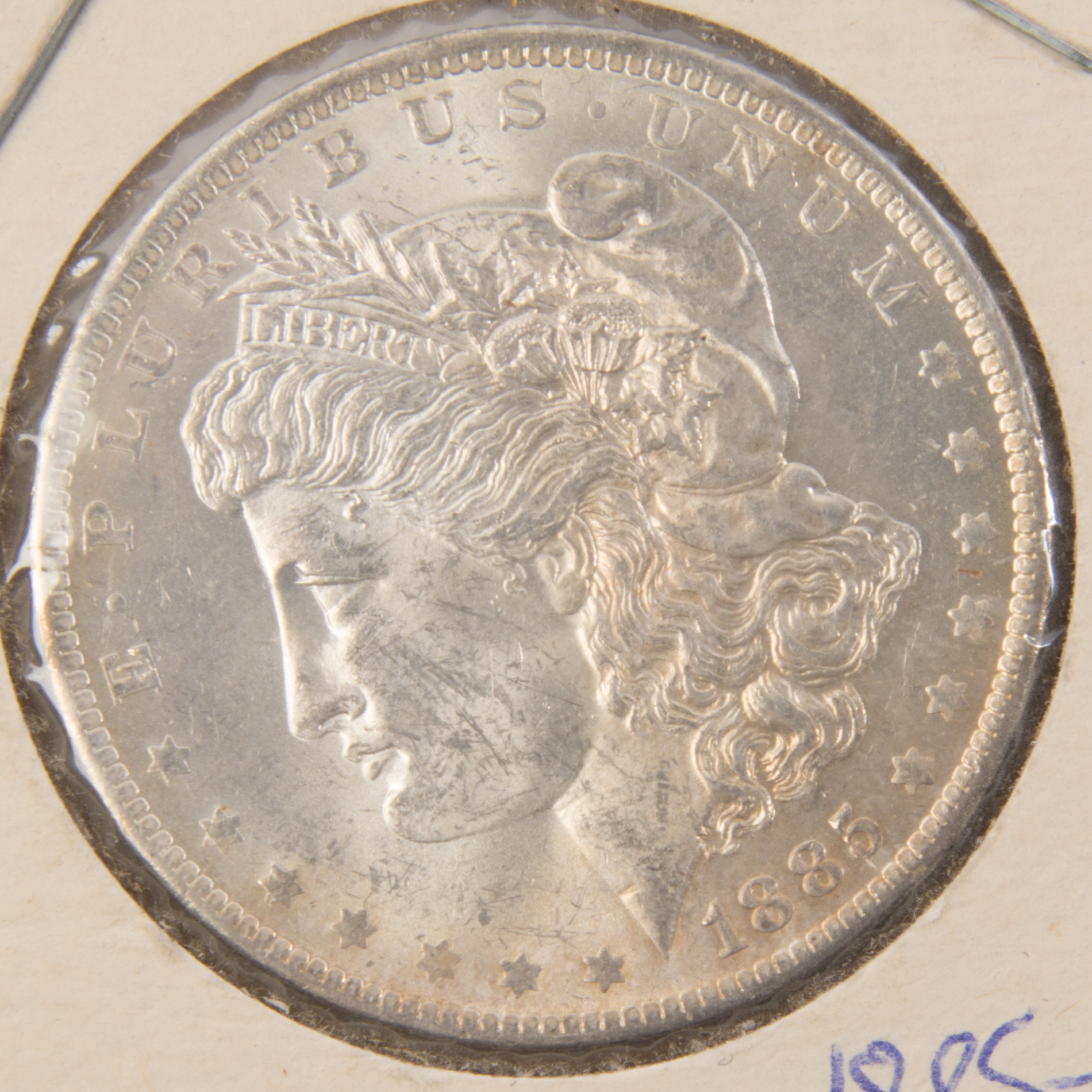 1885 and 1885 O Morgan Silver Dollars