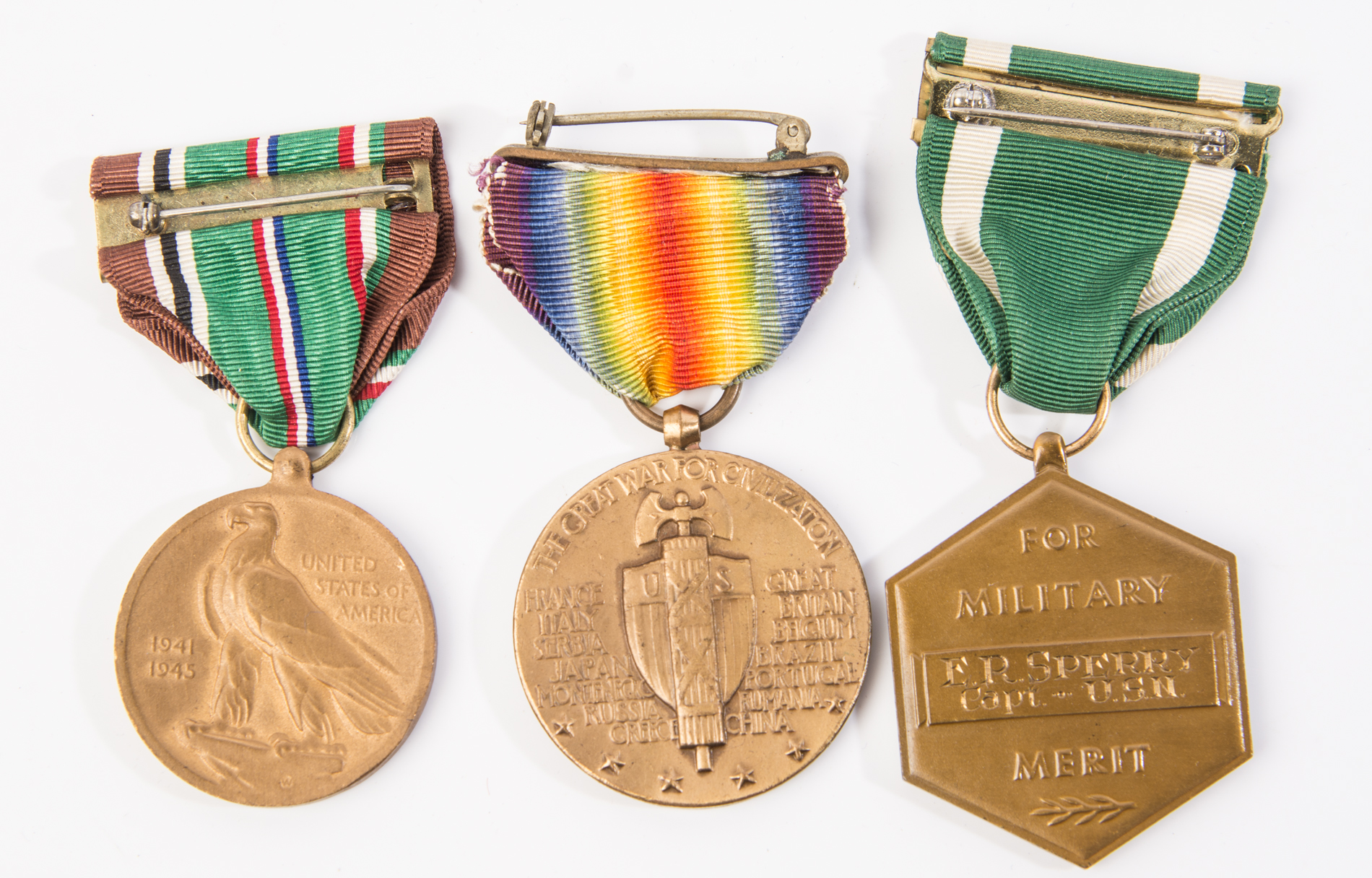 WWII Campaign Medals and Bars
