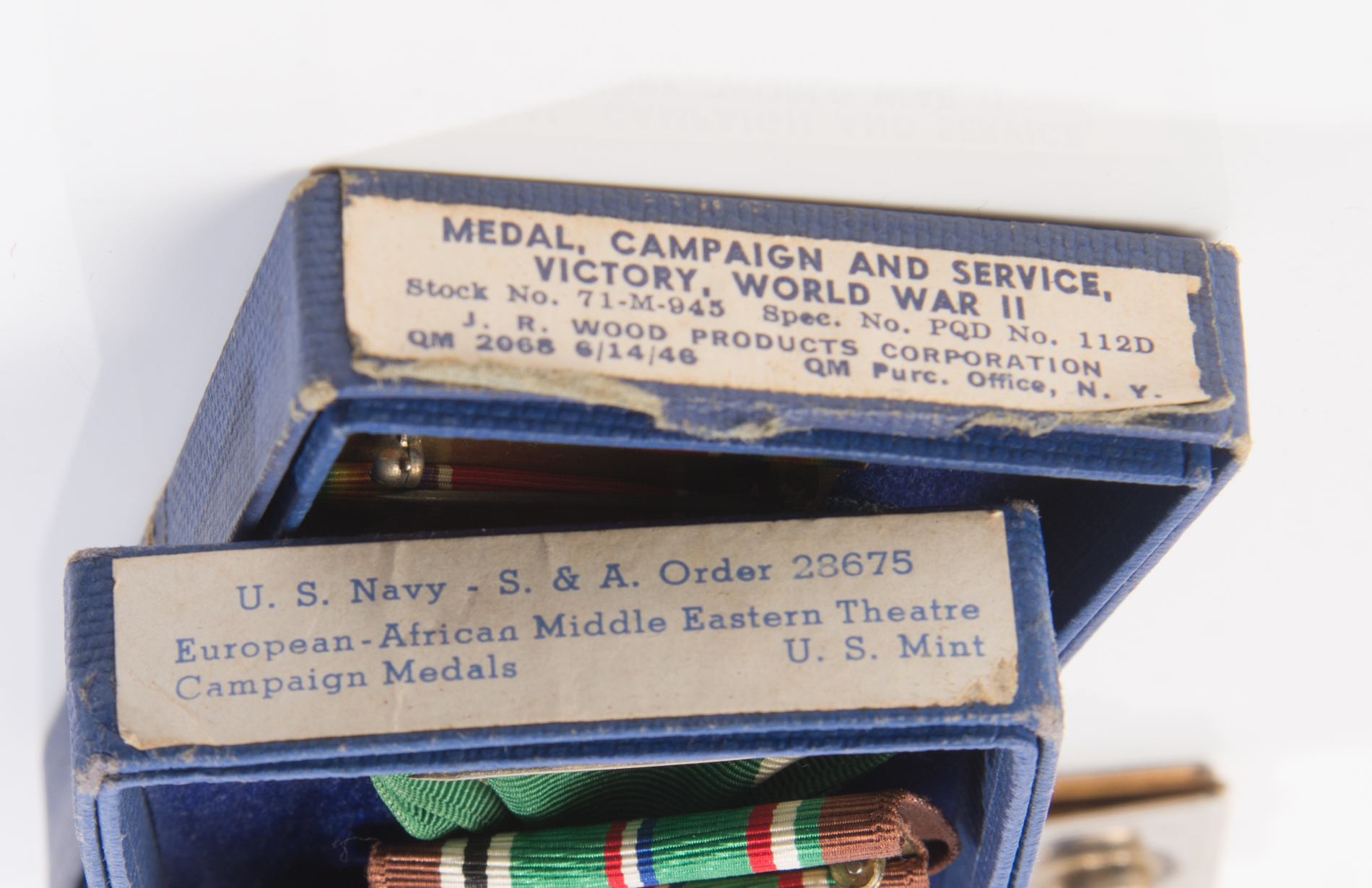 WWII Campaign Medals and Bars