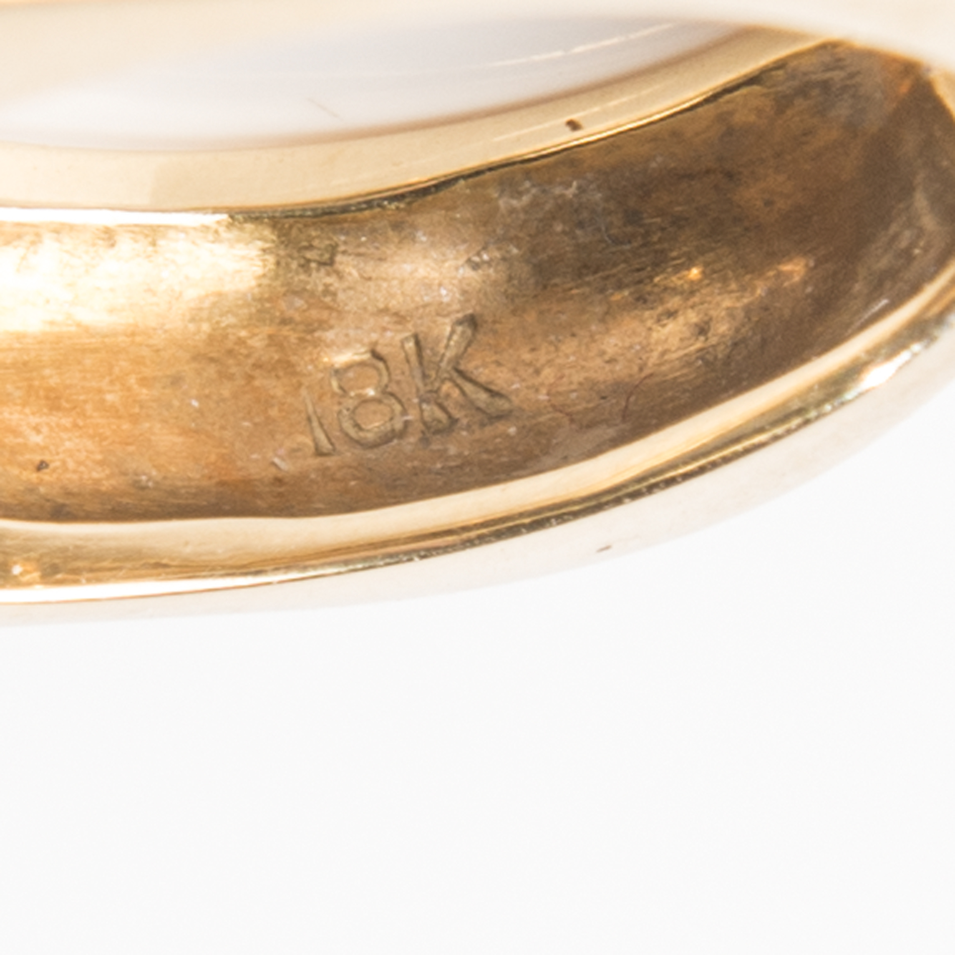 18K Yellow Gold Lapis Lazuli and Diamond Saddle Ring