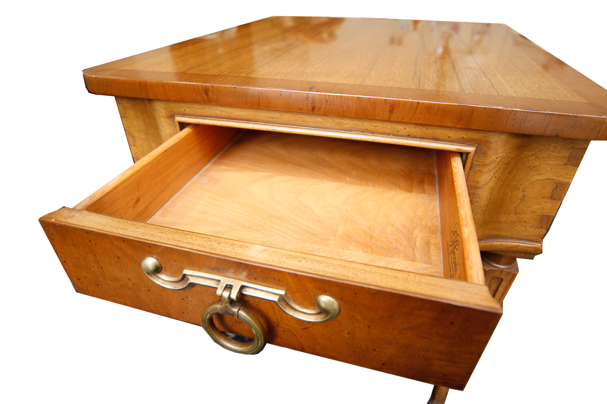 Pair of Hollywood Regency "Pavane" End Tables by Tomlinson