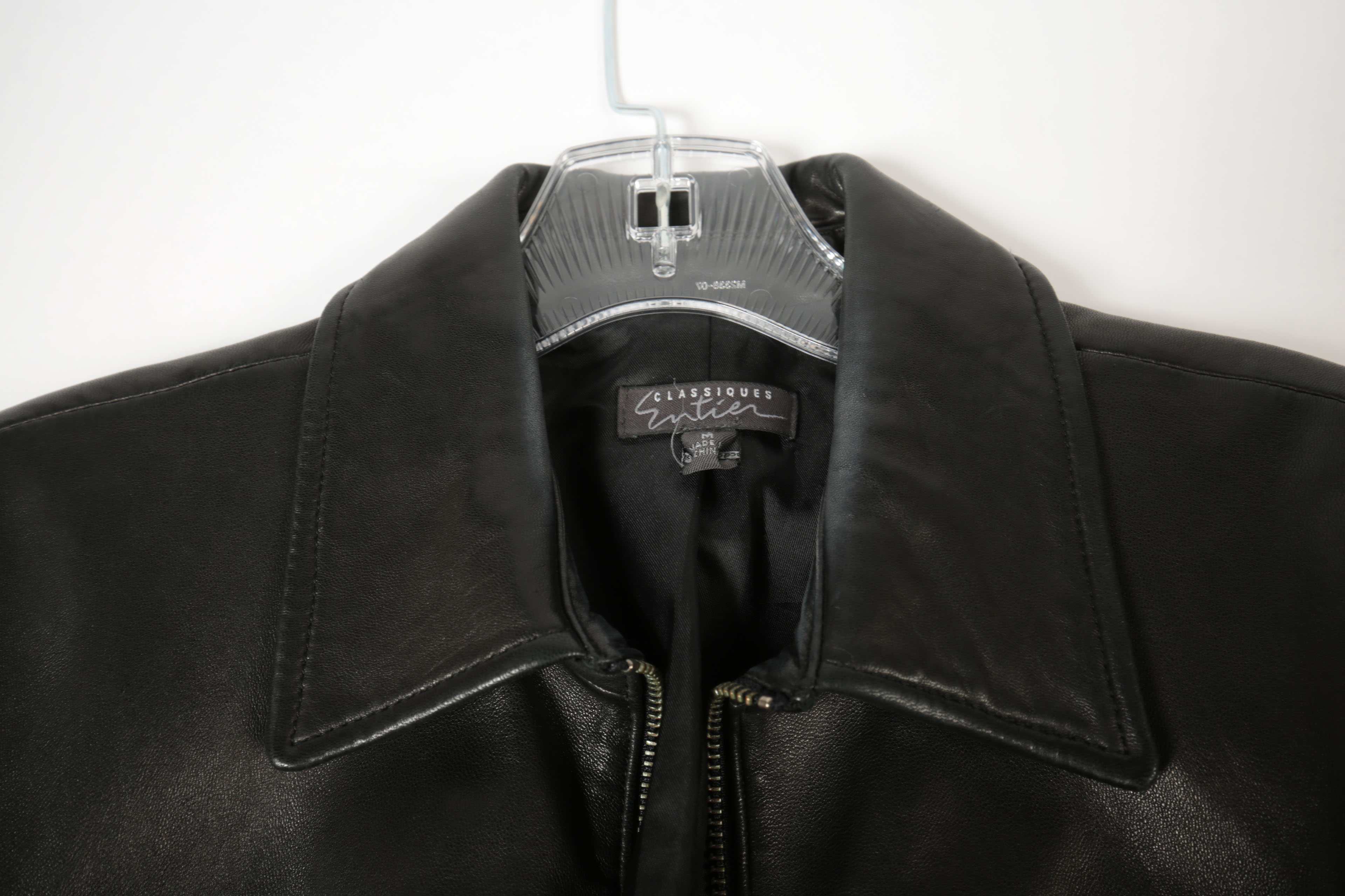 Women's Classiques Entier Black Leather Jacket