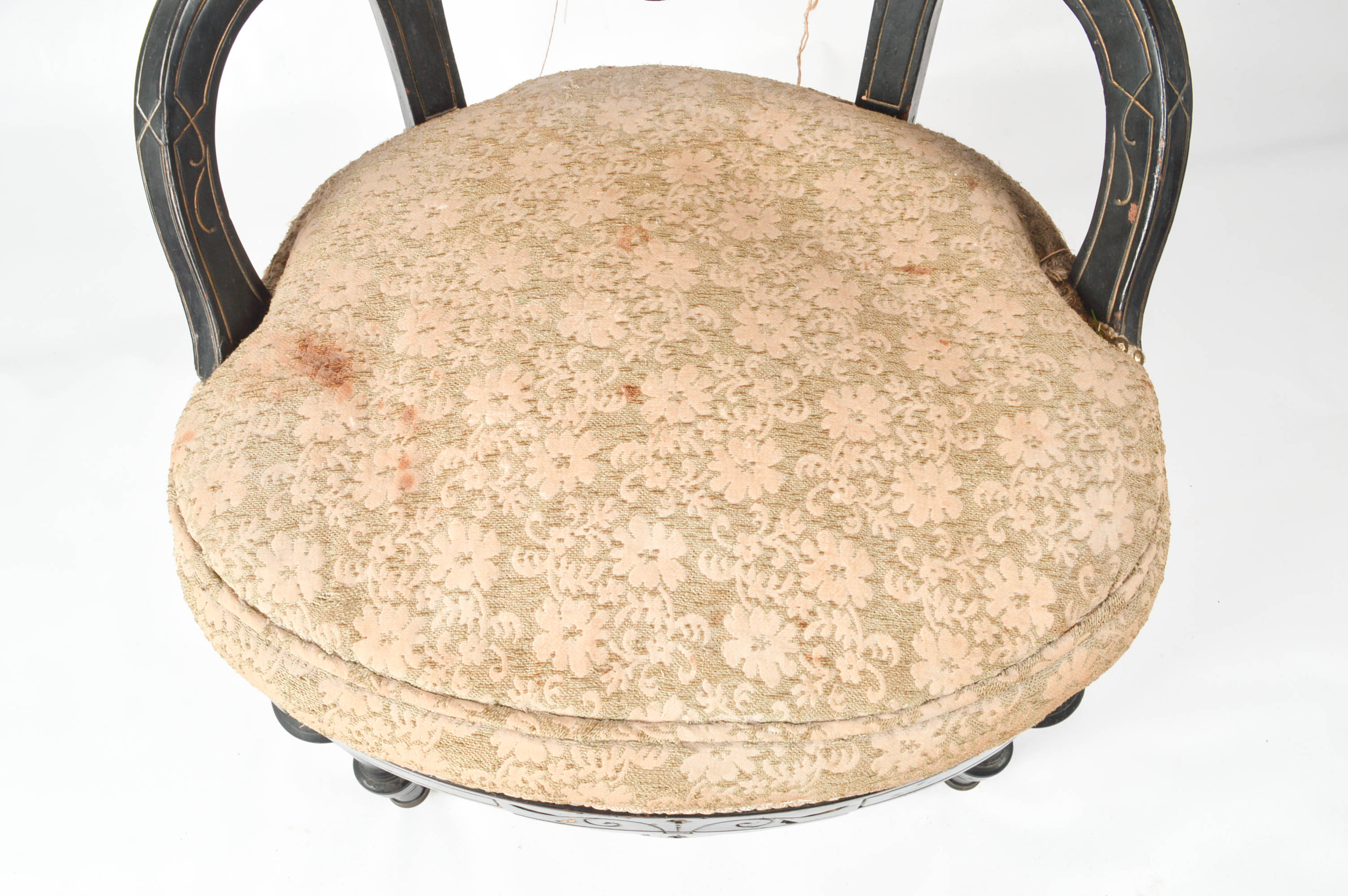 Assorted Antique to Vintage Project Chairs and Footstool