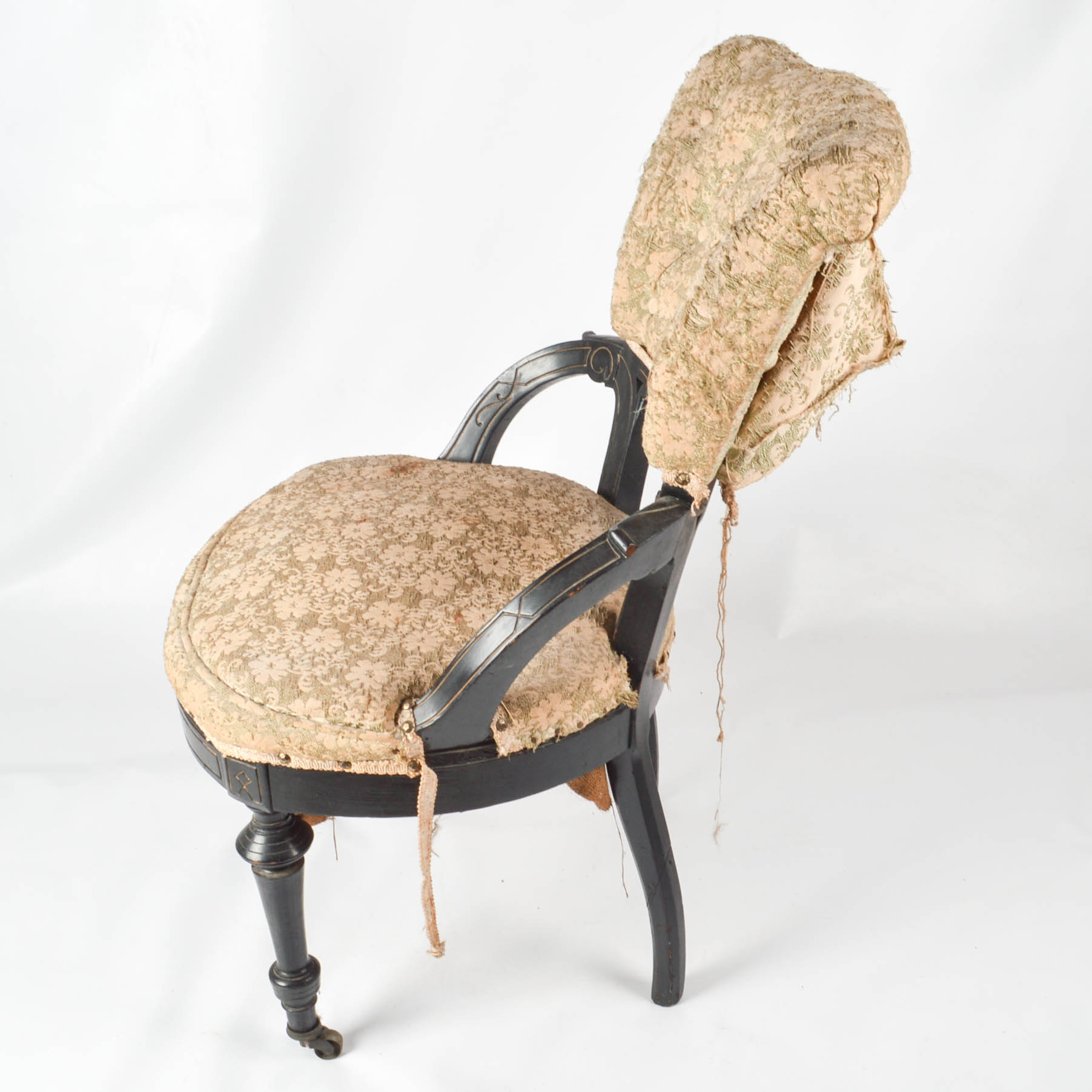 Assorted Antique to Vintage Project Chairs and Footstool