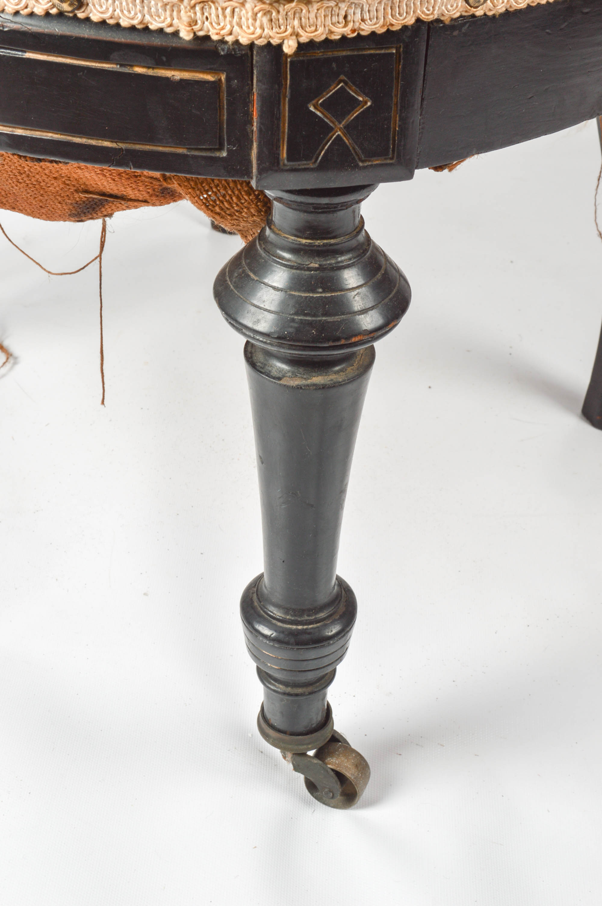 Assorted Antique to Vintage Project Chairs and Footstool