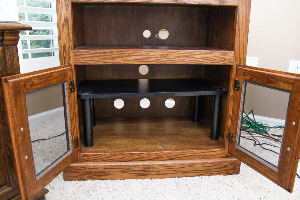 Oak TV Stand