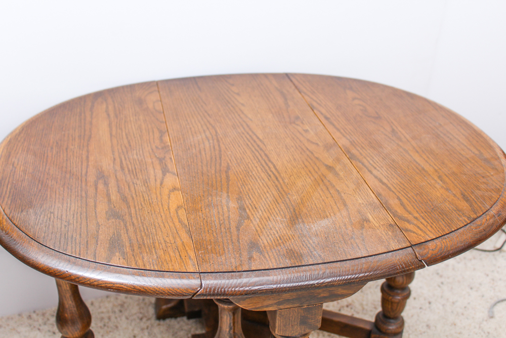 Oak Gateleg Side Table