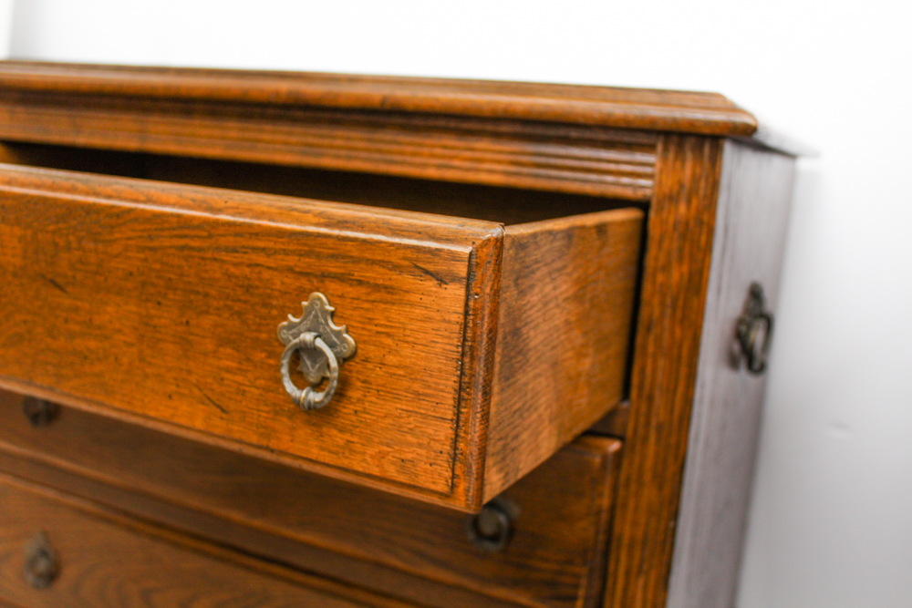 Ethan Allen Oak Side Table