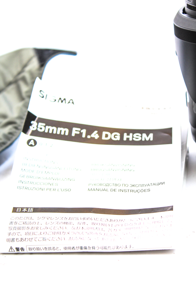 SIGMA 35mm F1.4 DG HSM Camera Lens for Canon