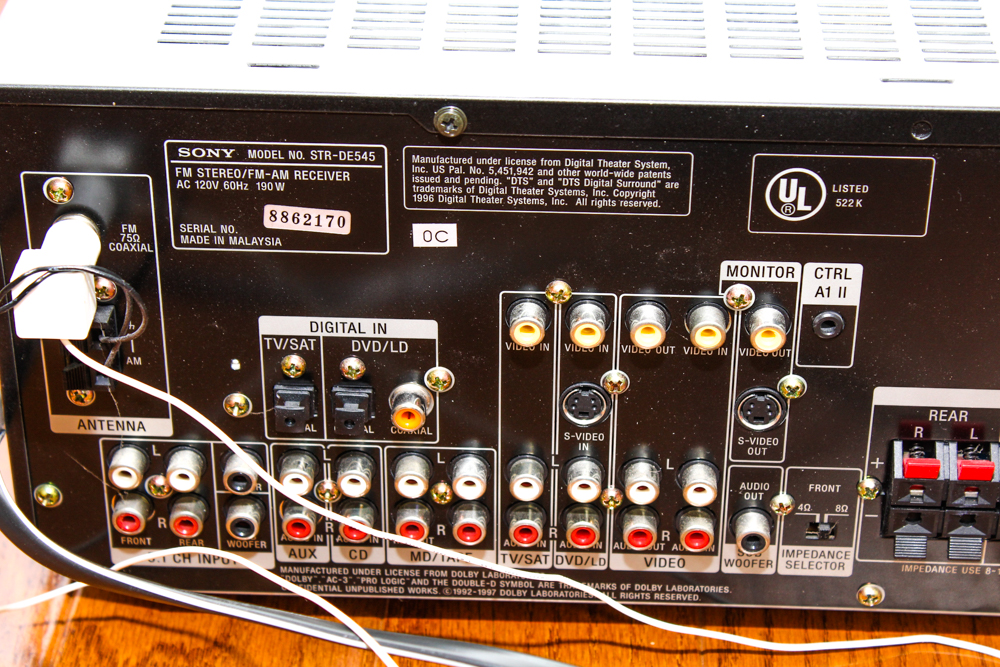 Sony STR-DE545 Stereo Receiver