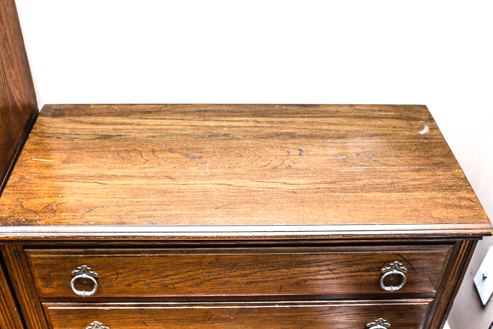 Ethan Allen Oak Small Chest