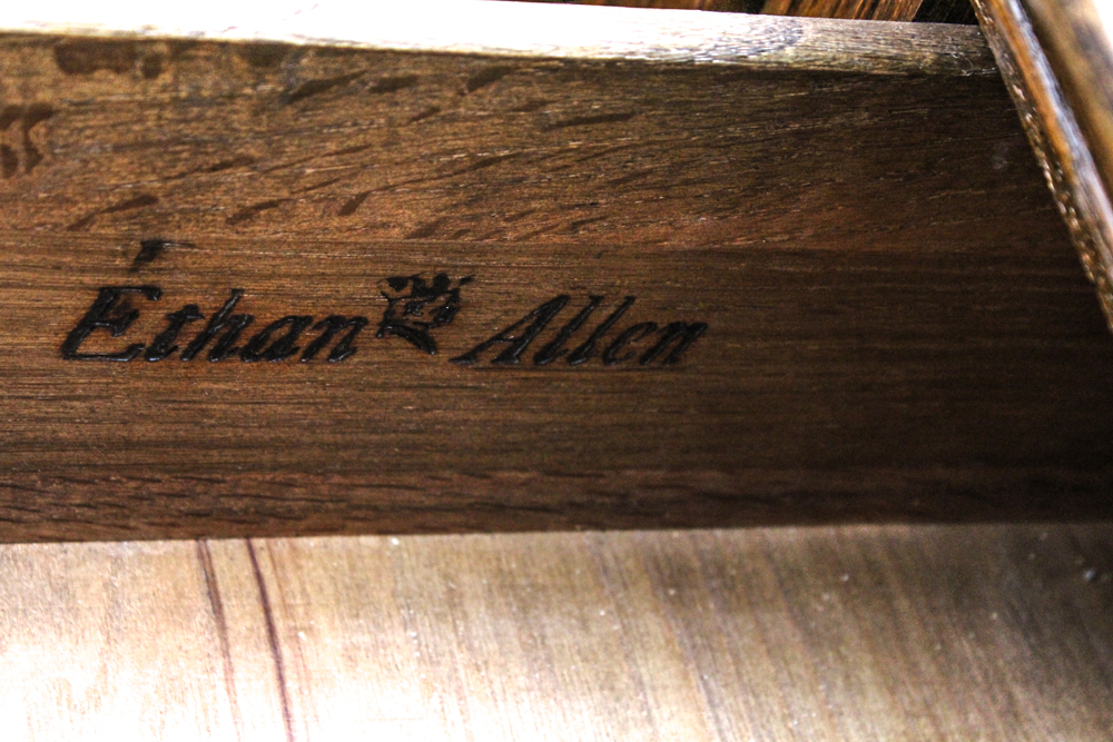 Ethan Allen Oak Small Chest