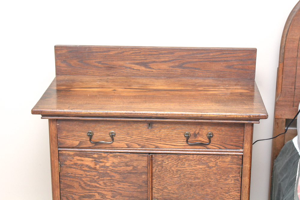 Antique Oak Washstand
