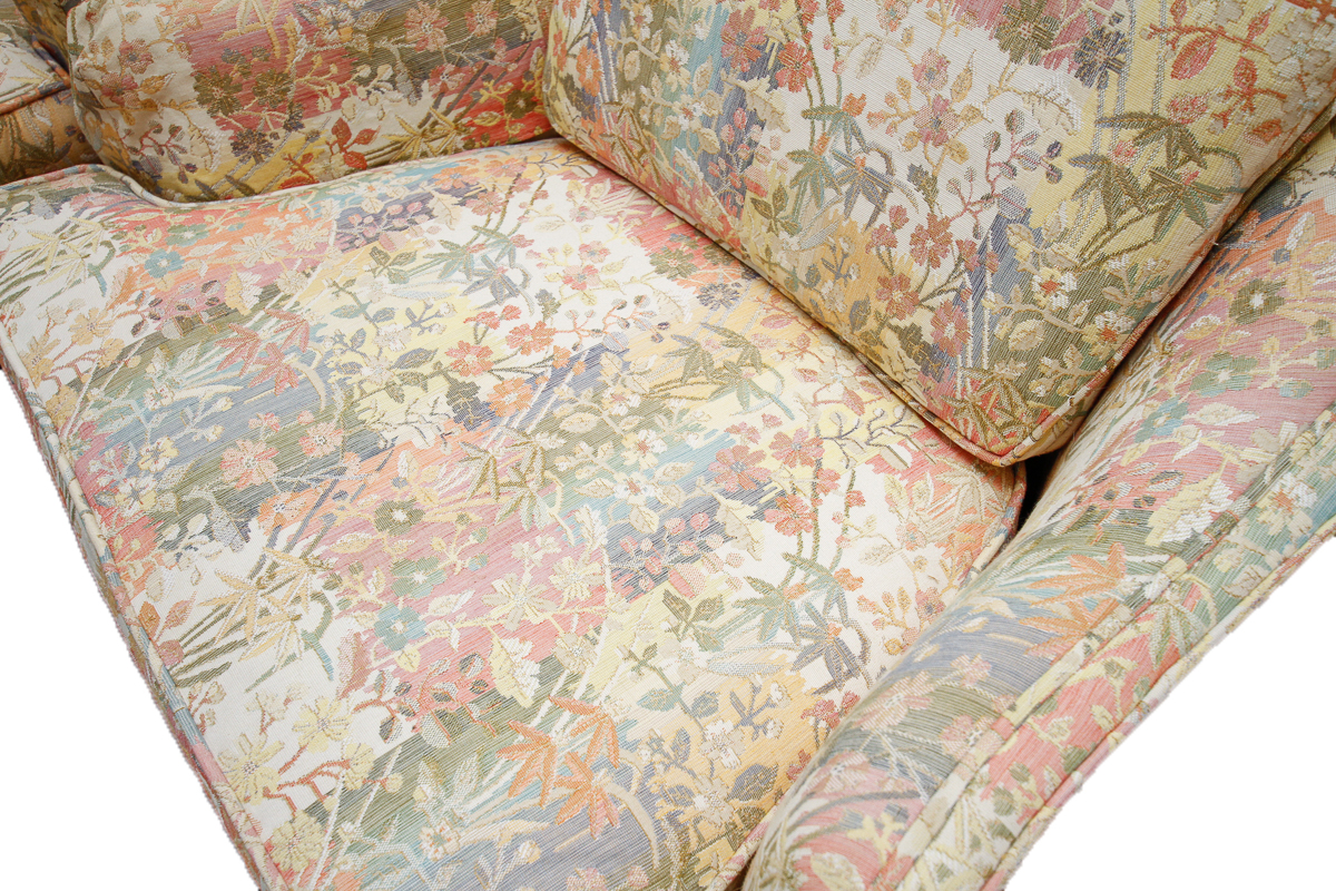 Pair of Vintage Upholstered Accent Chairs