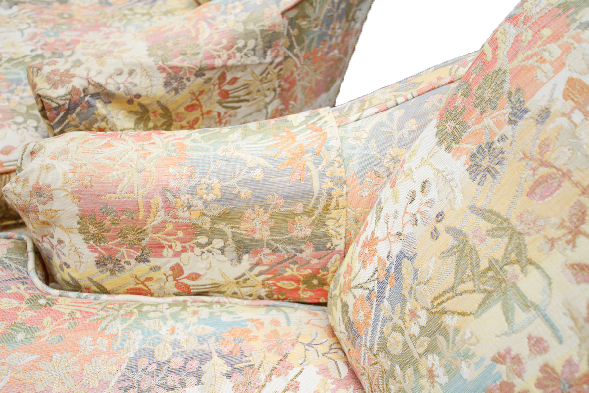 Pair of Vintage Upholstered Accent Chairs