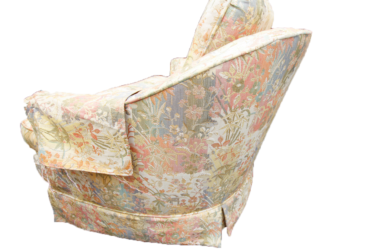 Pair of Vintage Upholstered Accent Chairs